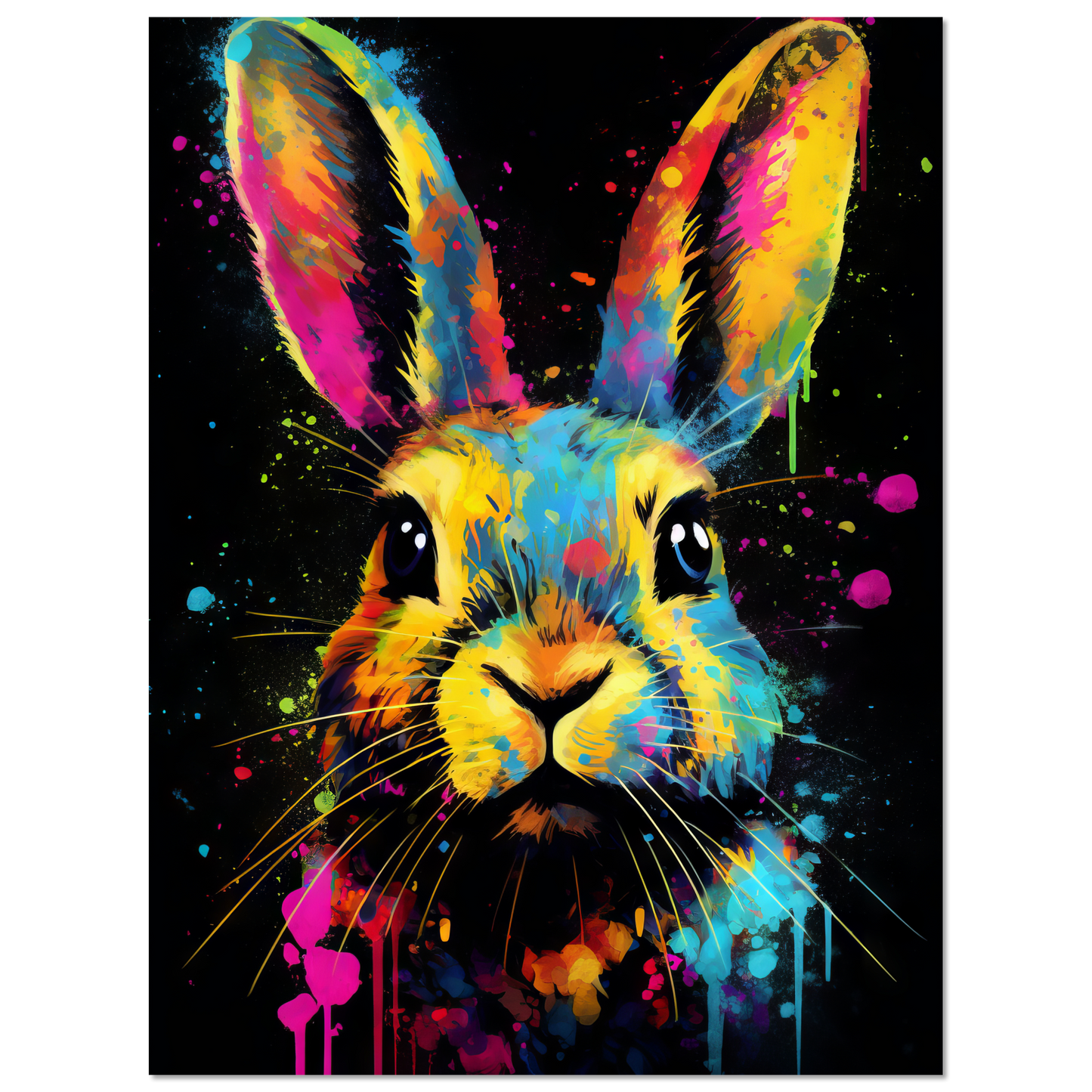 Bunny / Rabbit Pop Art (RABBIT02)
