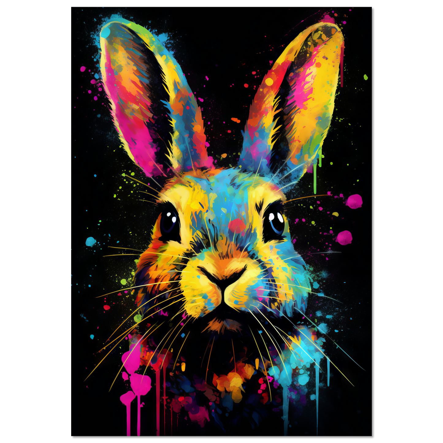 Bunny / Rabbit Pop Art (RABBIT02)