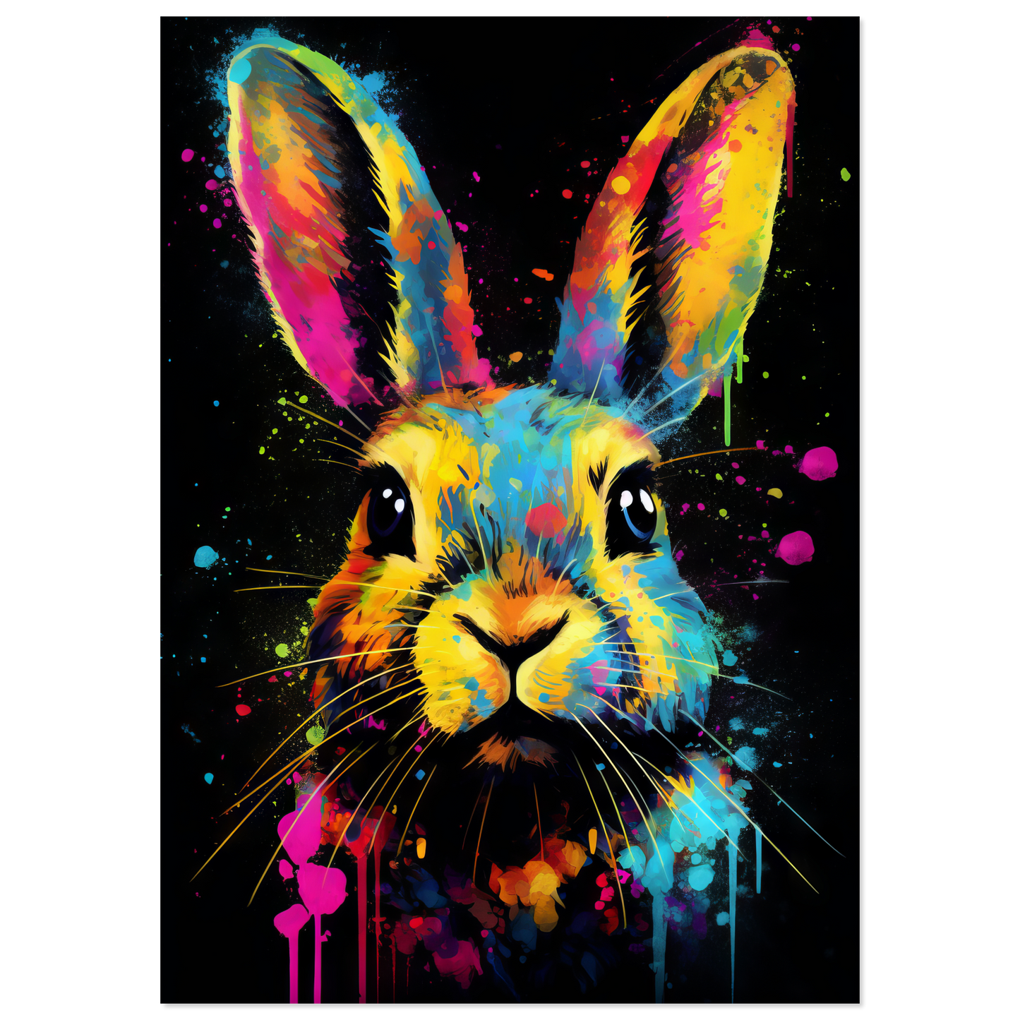 Bunny / Rabbit Pop Art (RABBIT02)