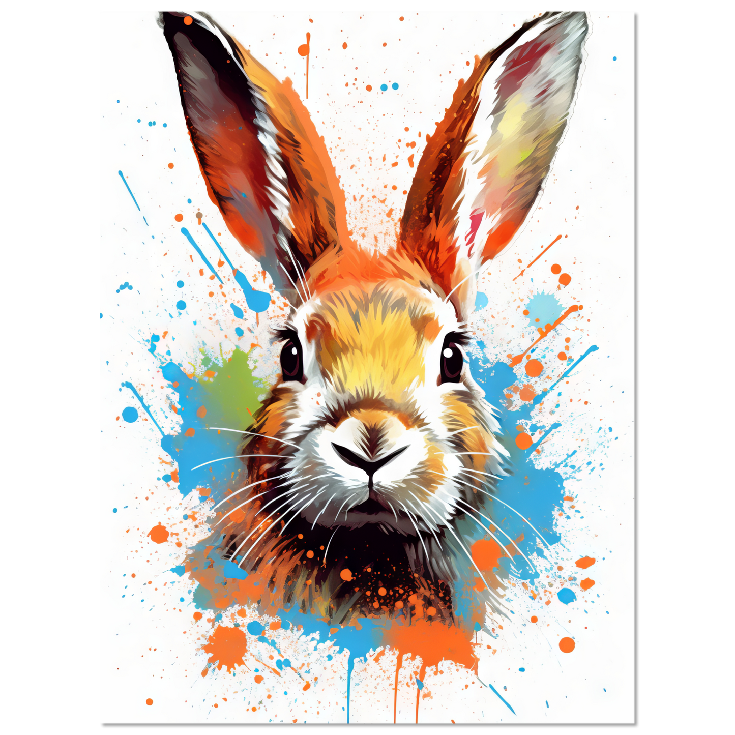 Bunny / Rabbit Pop Art (RABBIT08)