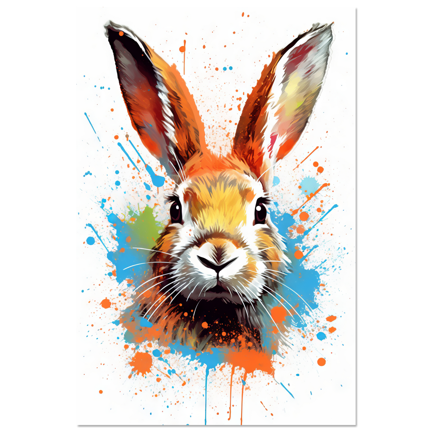 Bunny / Rabbit Pop Art (RABBIT08)