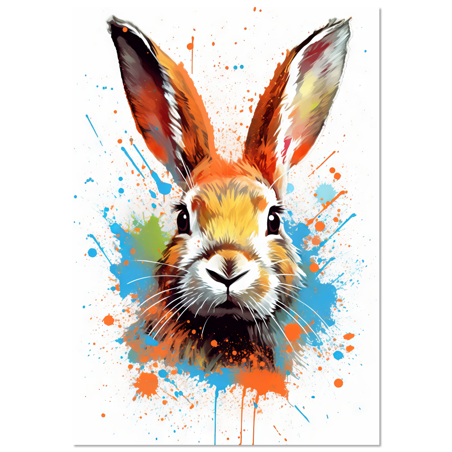 Bunny / Rabbit Pop Art (RABBIT08)