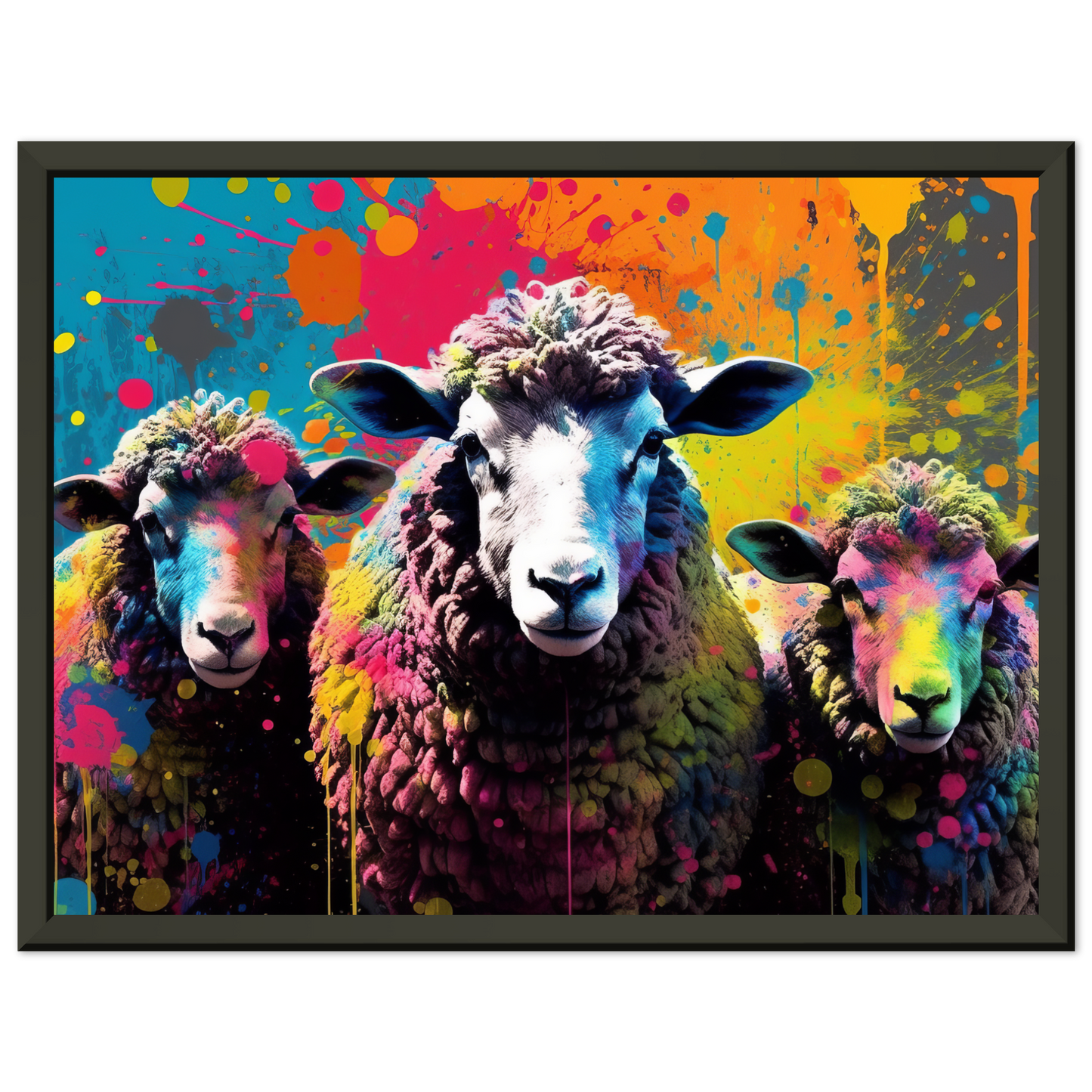 Schafe Schaf Pop-Art (SHEEP17)