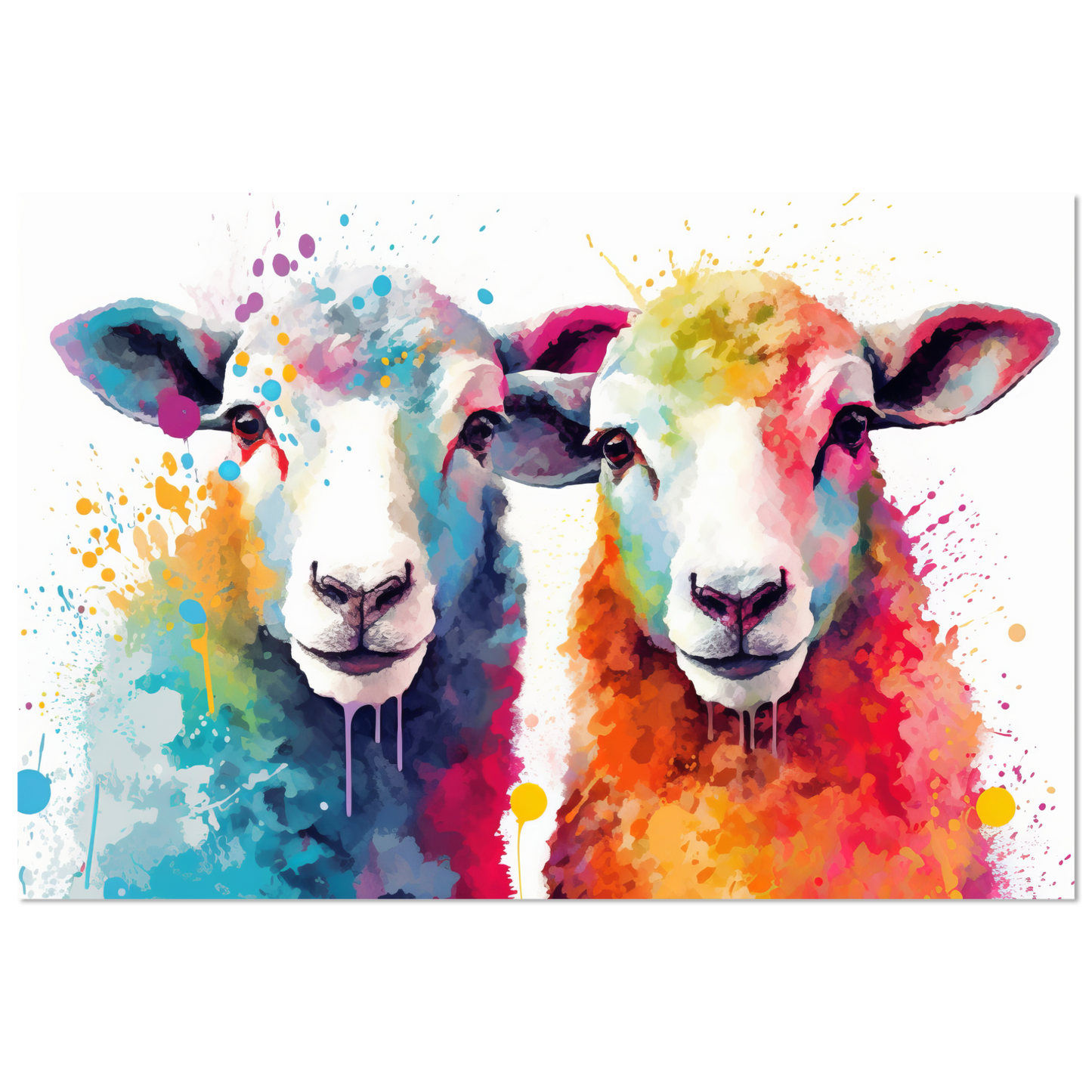 Schafe Schaf Pop-Art (SHEEP21)