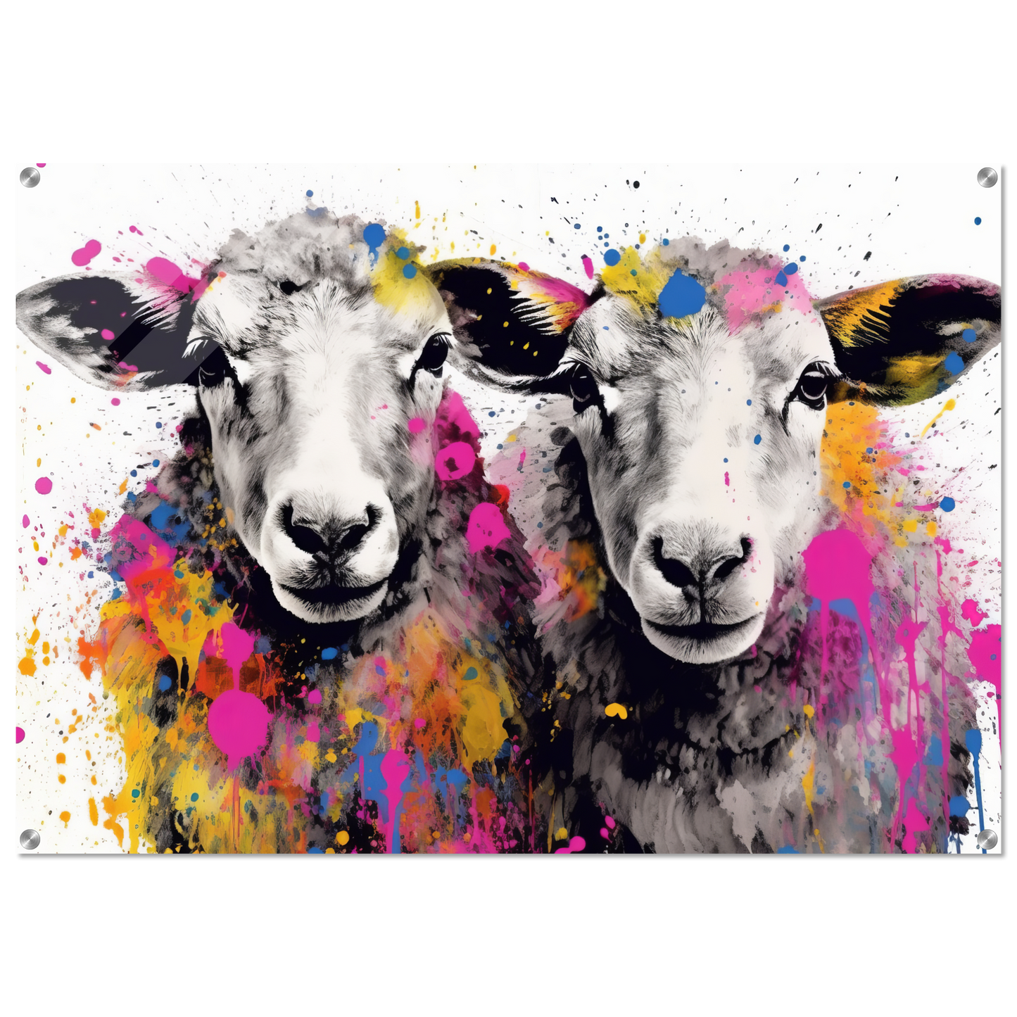Schafe Schaf Pop-Art (SHEEP22)
