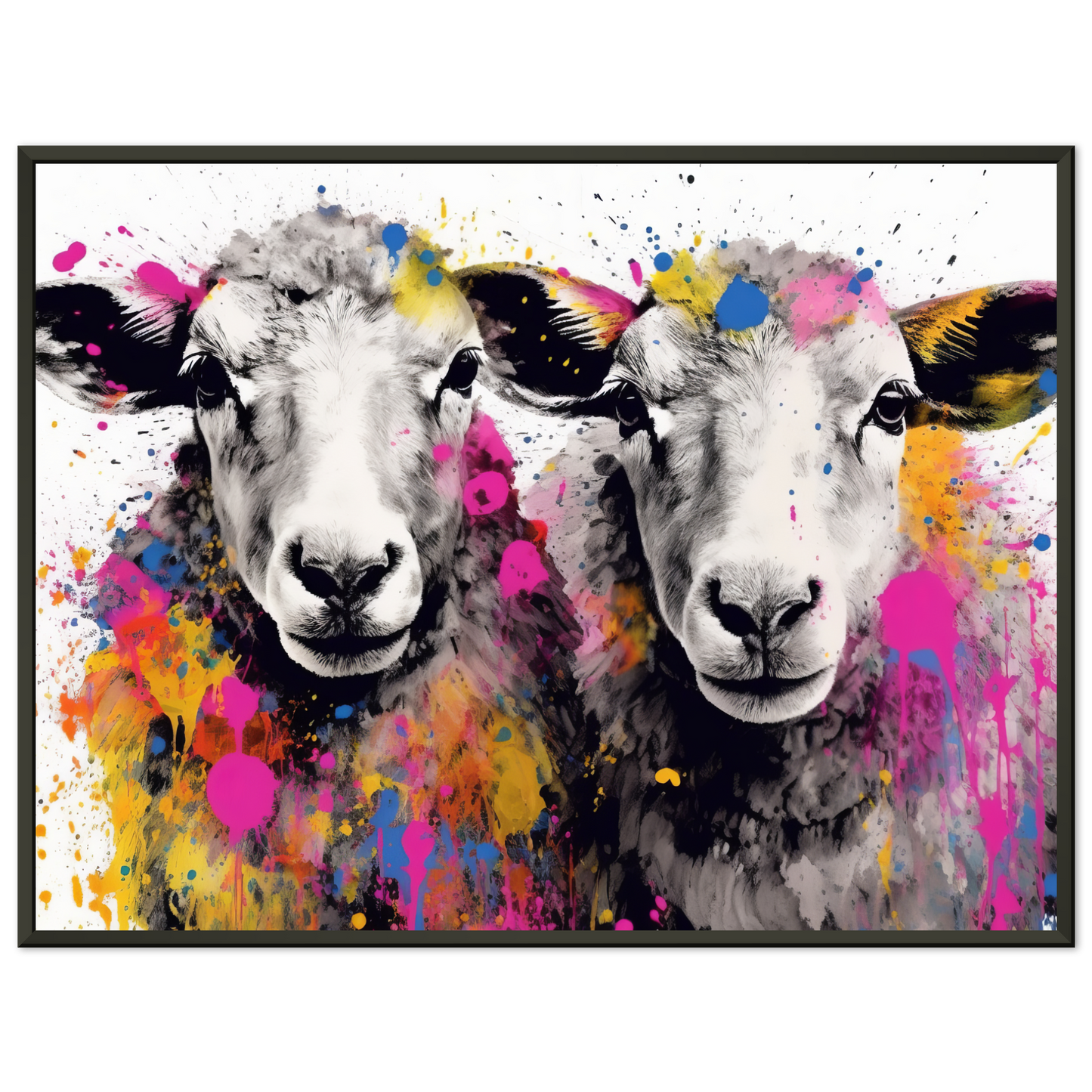 Schafe Schaf Pop-Art (SHEEP22)