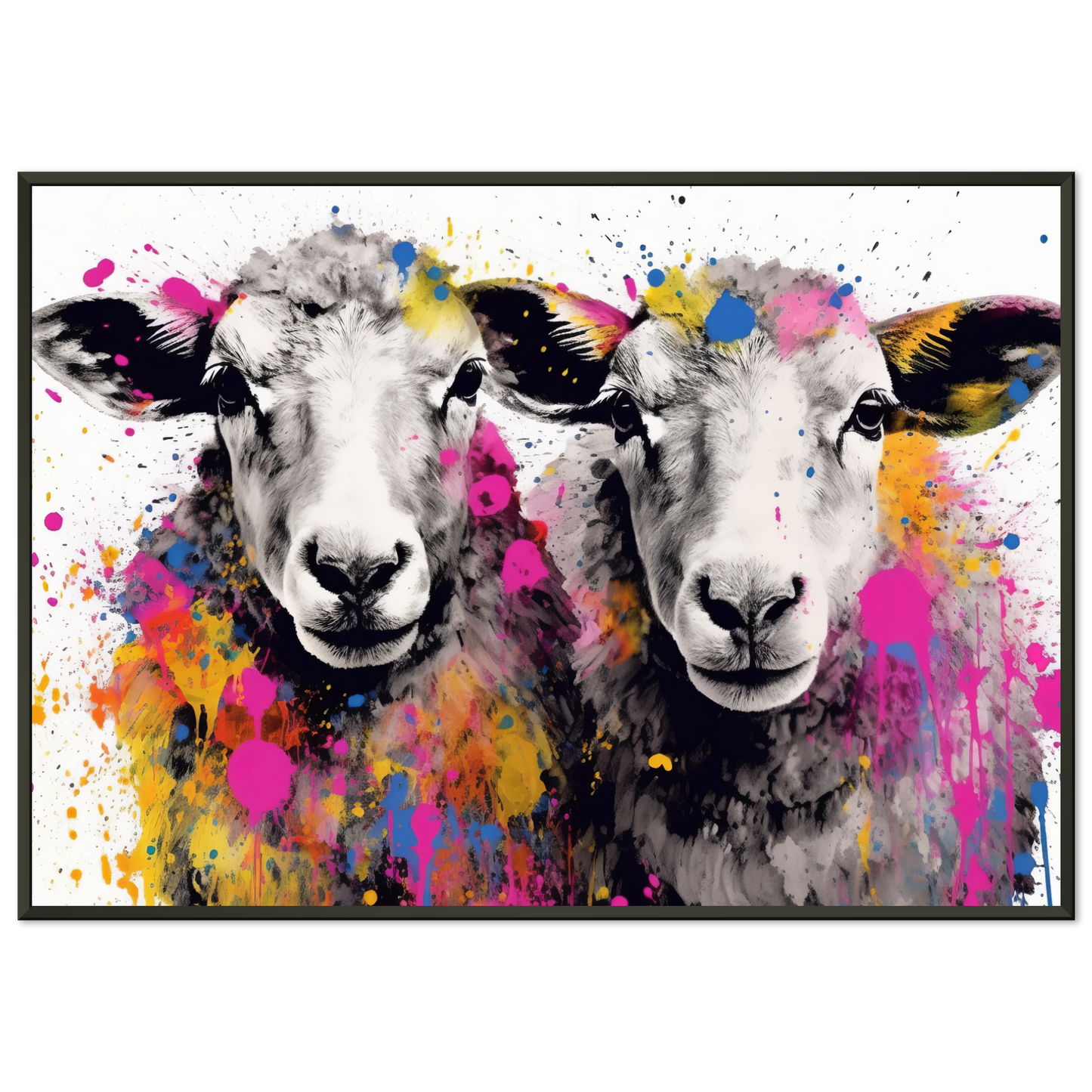 Schafe Schaf Pop-Art (SHEEP22)