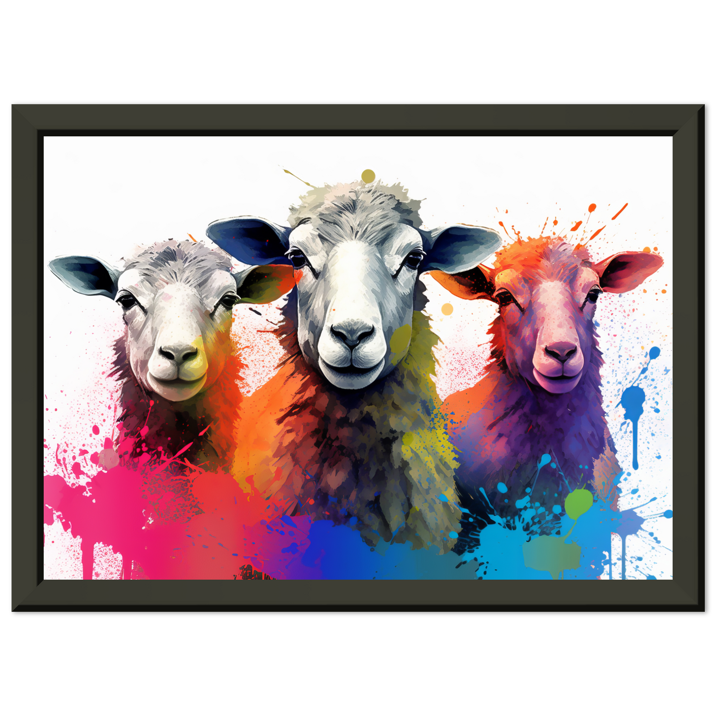 Schafe Schaf Pop-Art (SHEEP24)