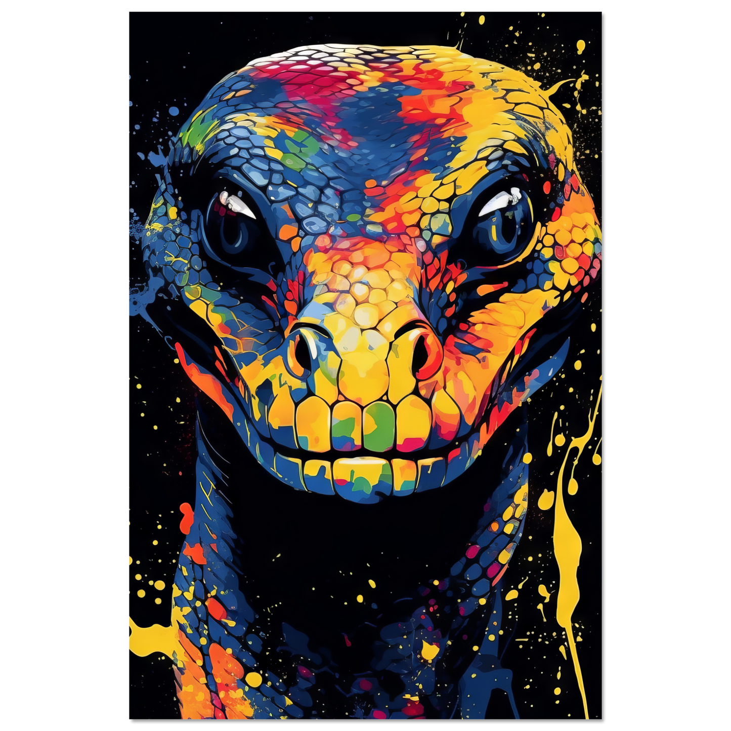 Schlange (Pop-Art) (SNAKE01)