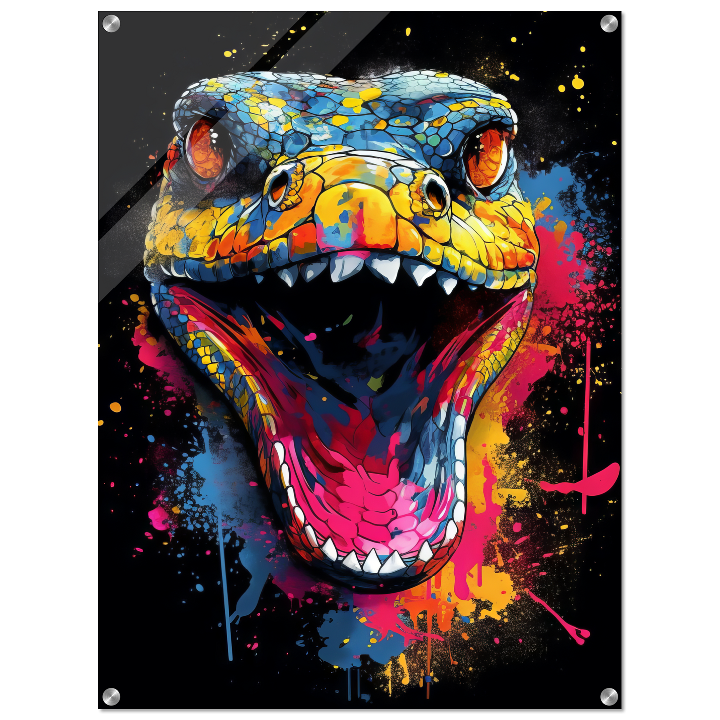 Schlange (Pop-Art) (SNAKE02)