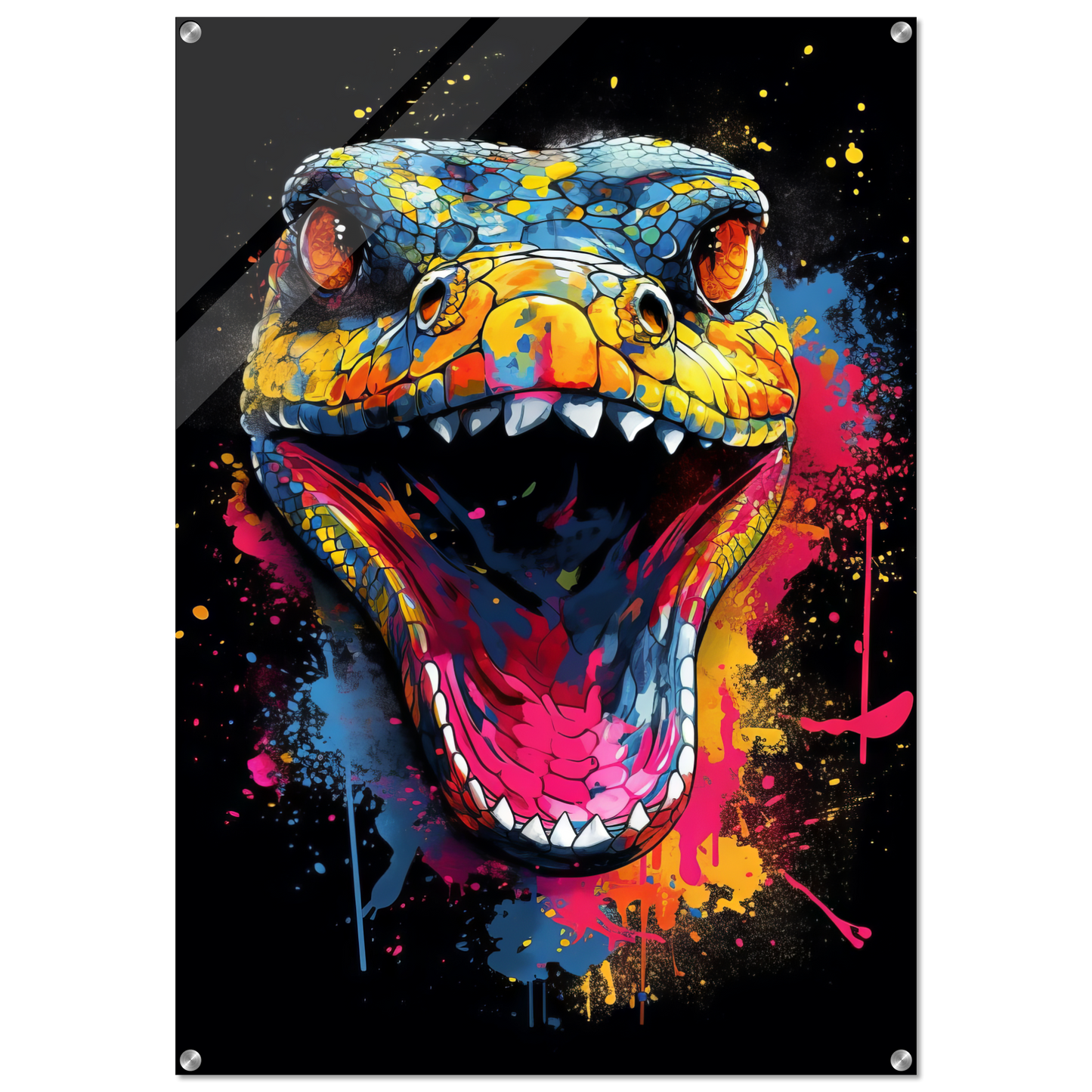 Schlange (Pop-Art) (SNAKE02)