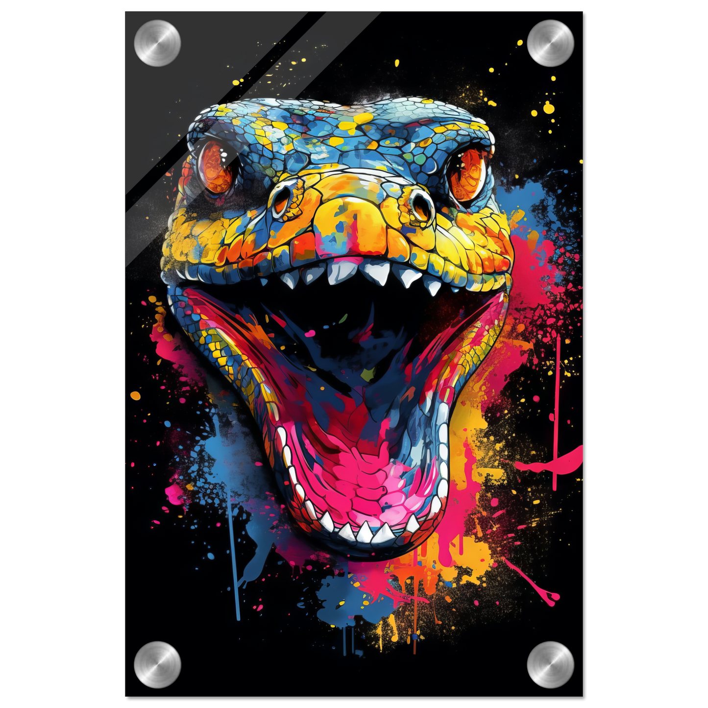 Schlange (Pop-Art) (SNAKE02)