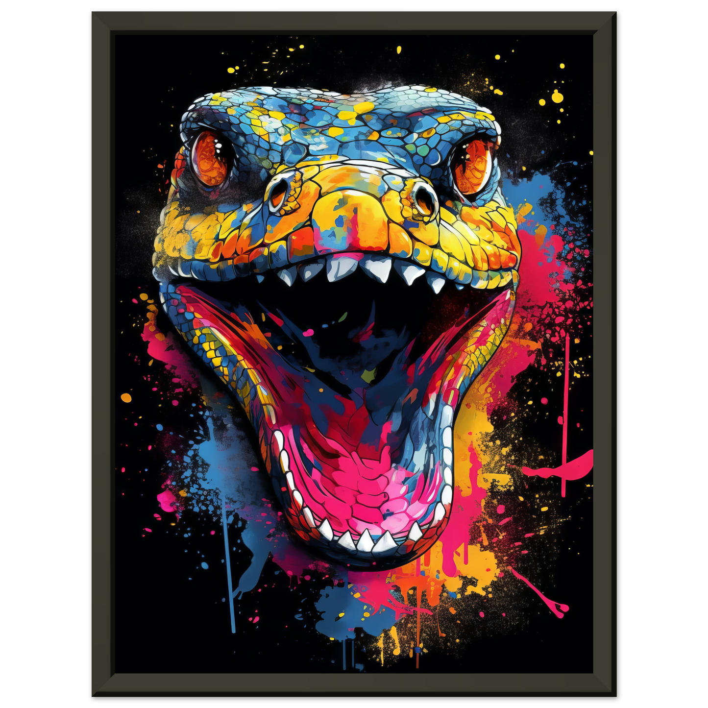Schlange (Pop-Art) (SNAKE02)