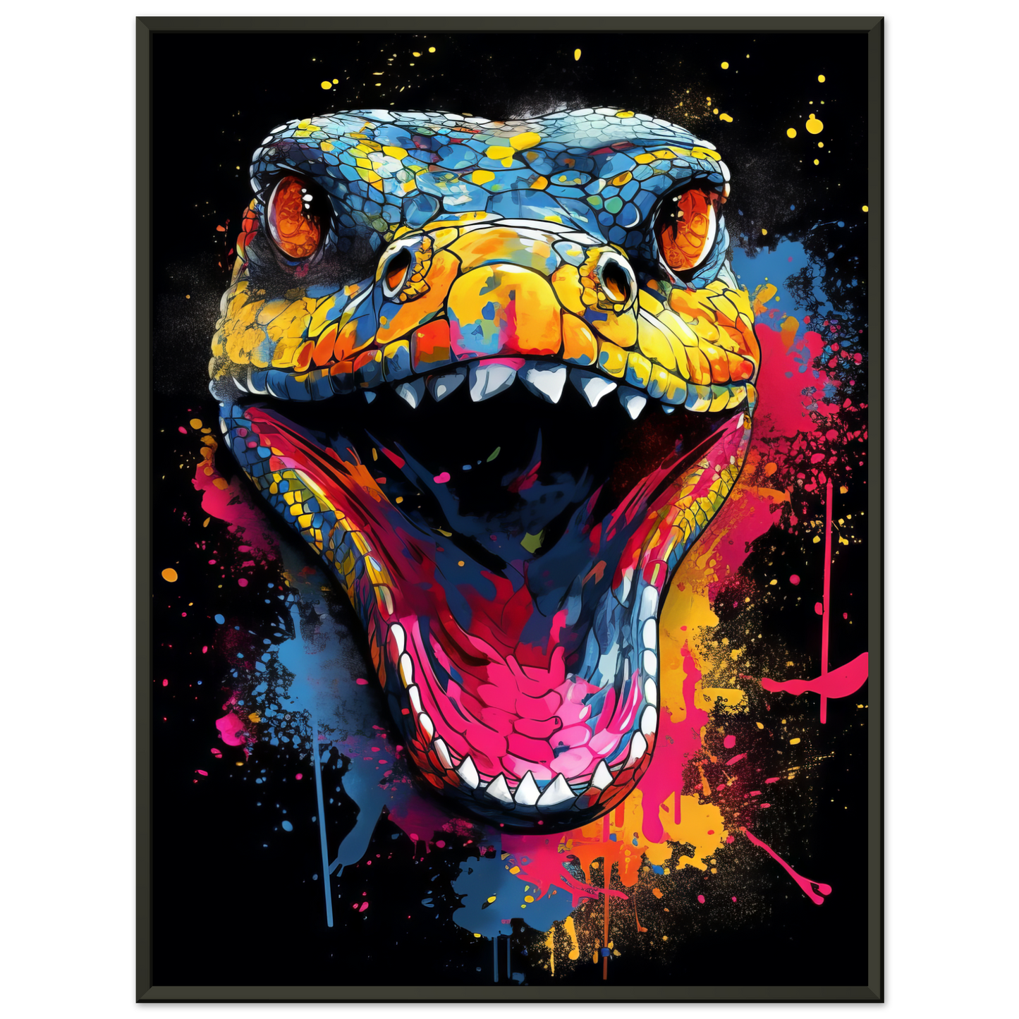 Schlange (Pop-Art) (SNAKE02)