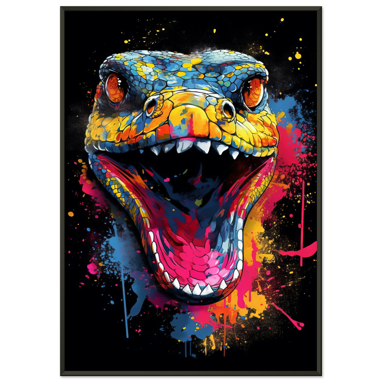 Schlange (Pop-Art) (SNAKE02)