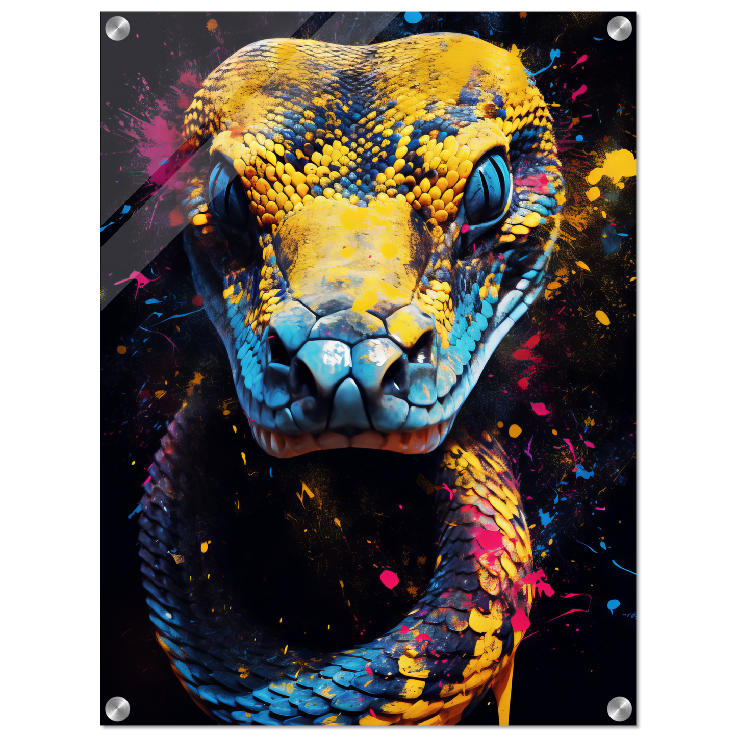 Schlange (Pop-Art) (SNAKE03)