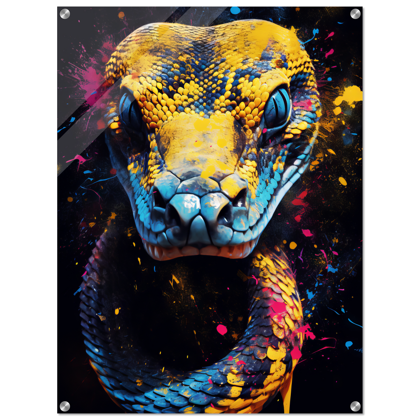 Schlange (Pop-Art) (SNAKE03)