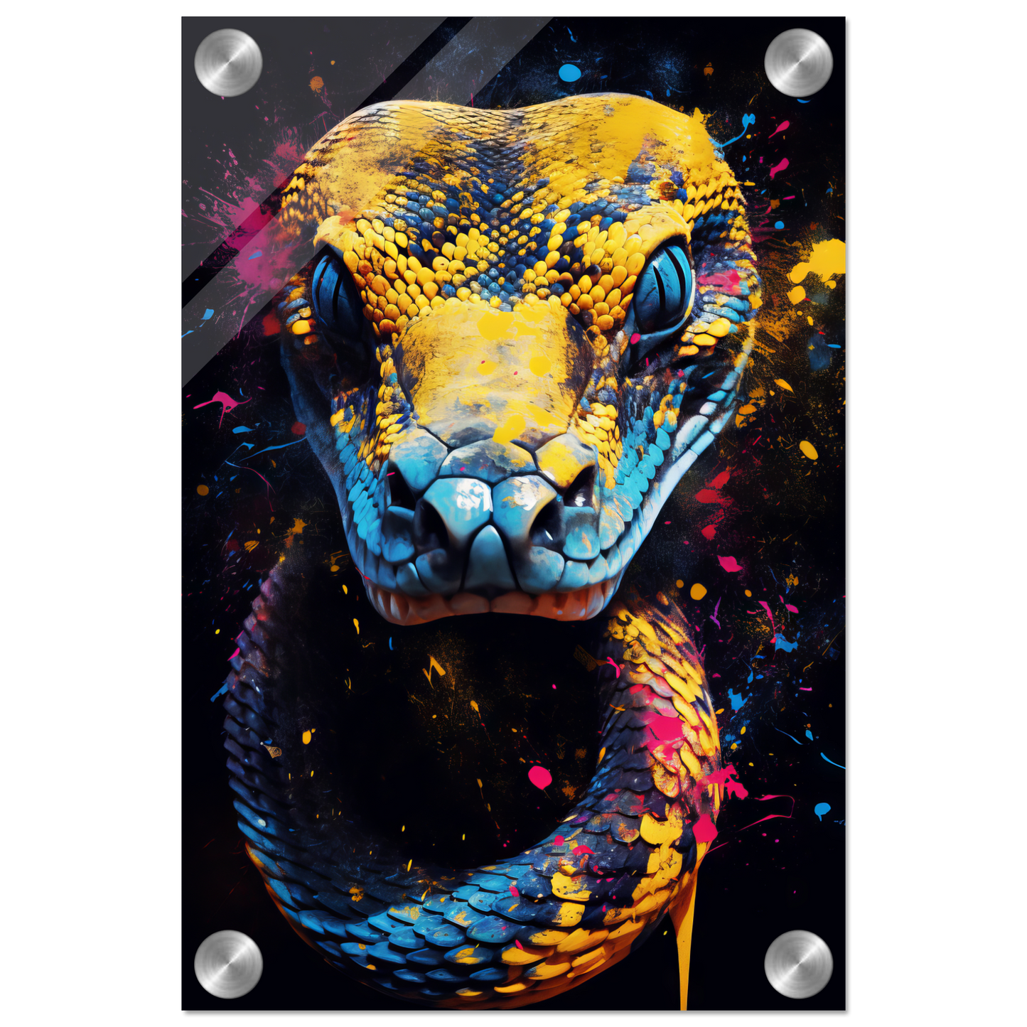 Schlange (Pop-Art) (SNAKE03)