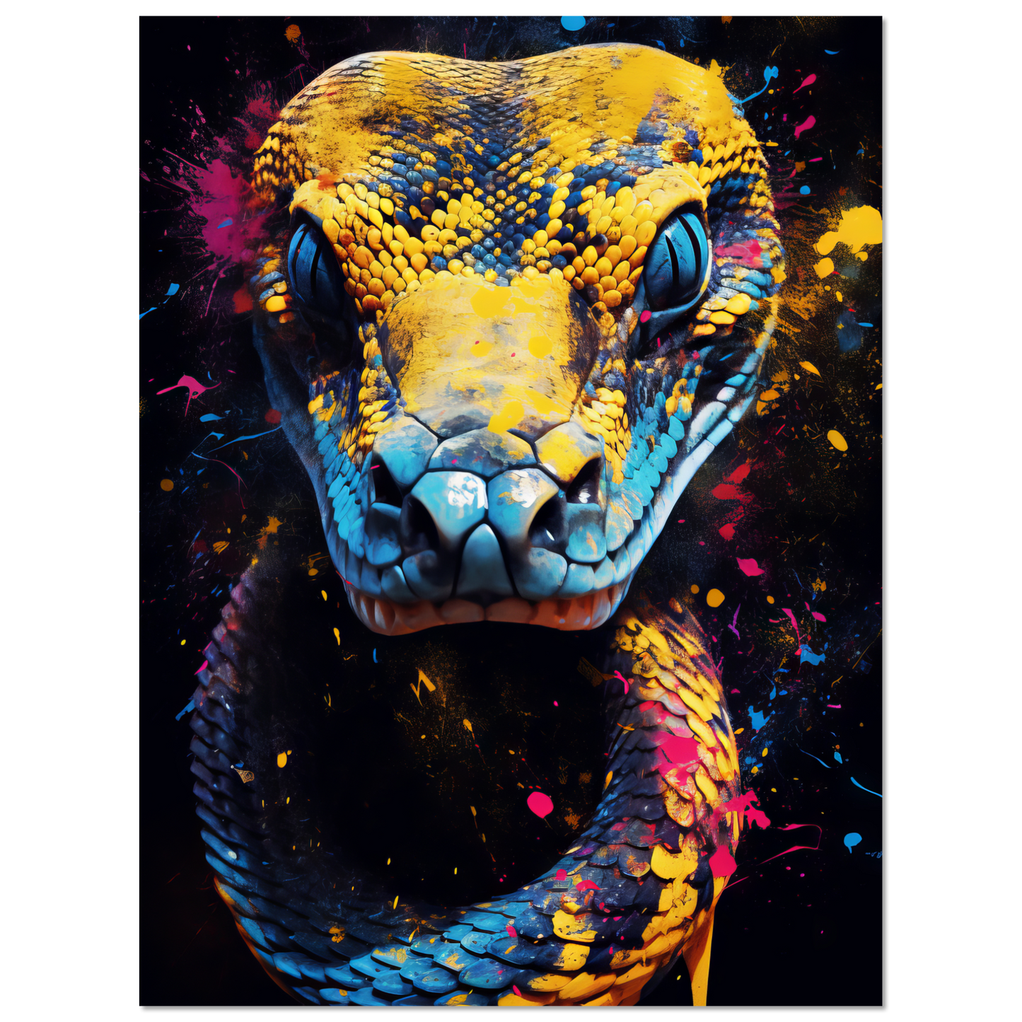 Schlange (Pop-Art) (SNAKE03)