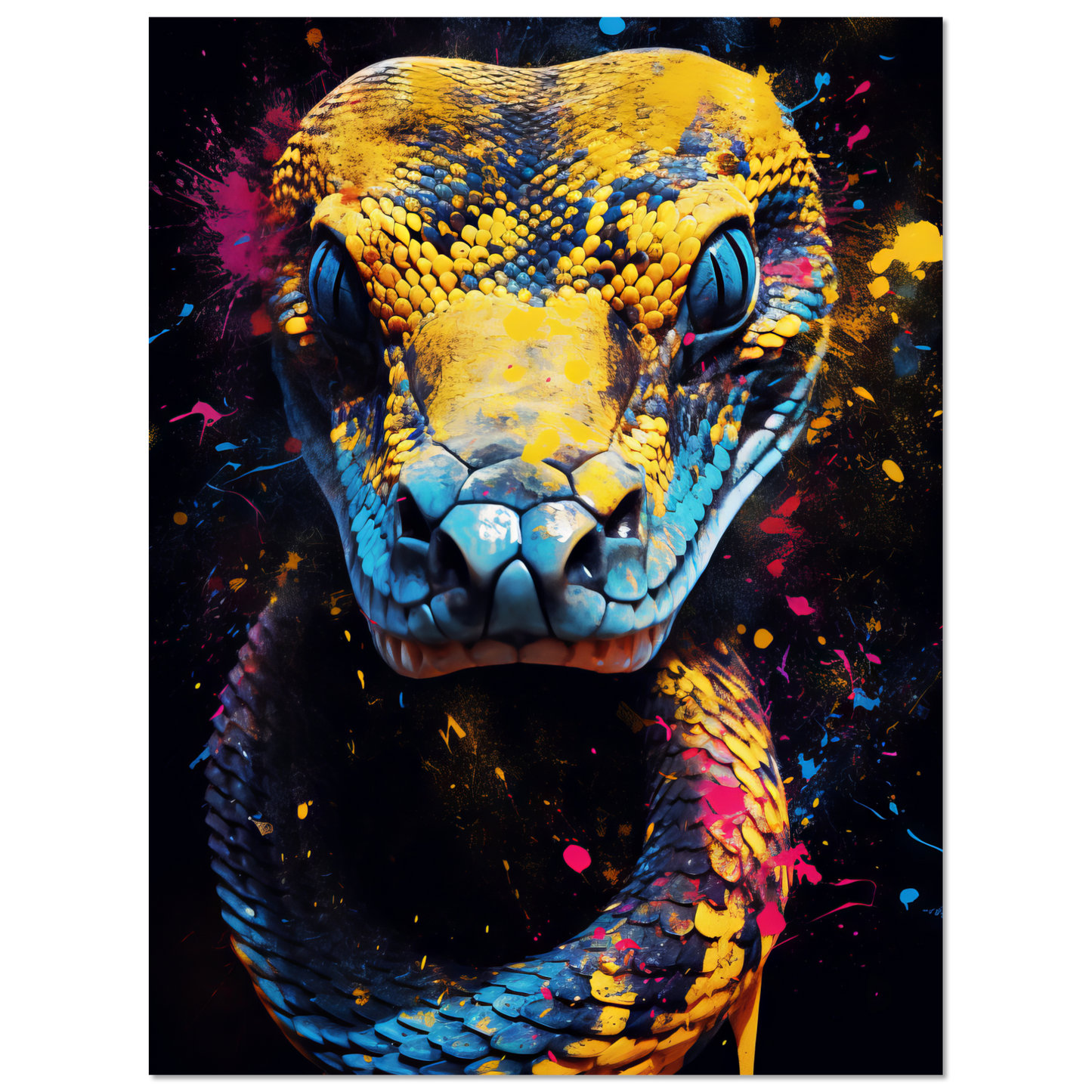 Schlange (Pop-Art) (SNAKE03)