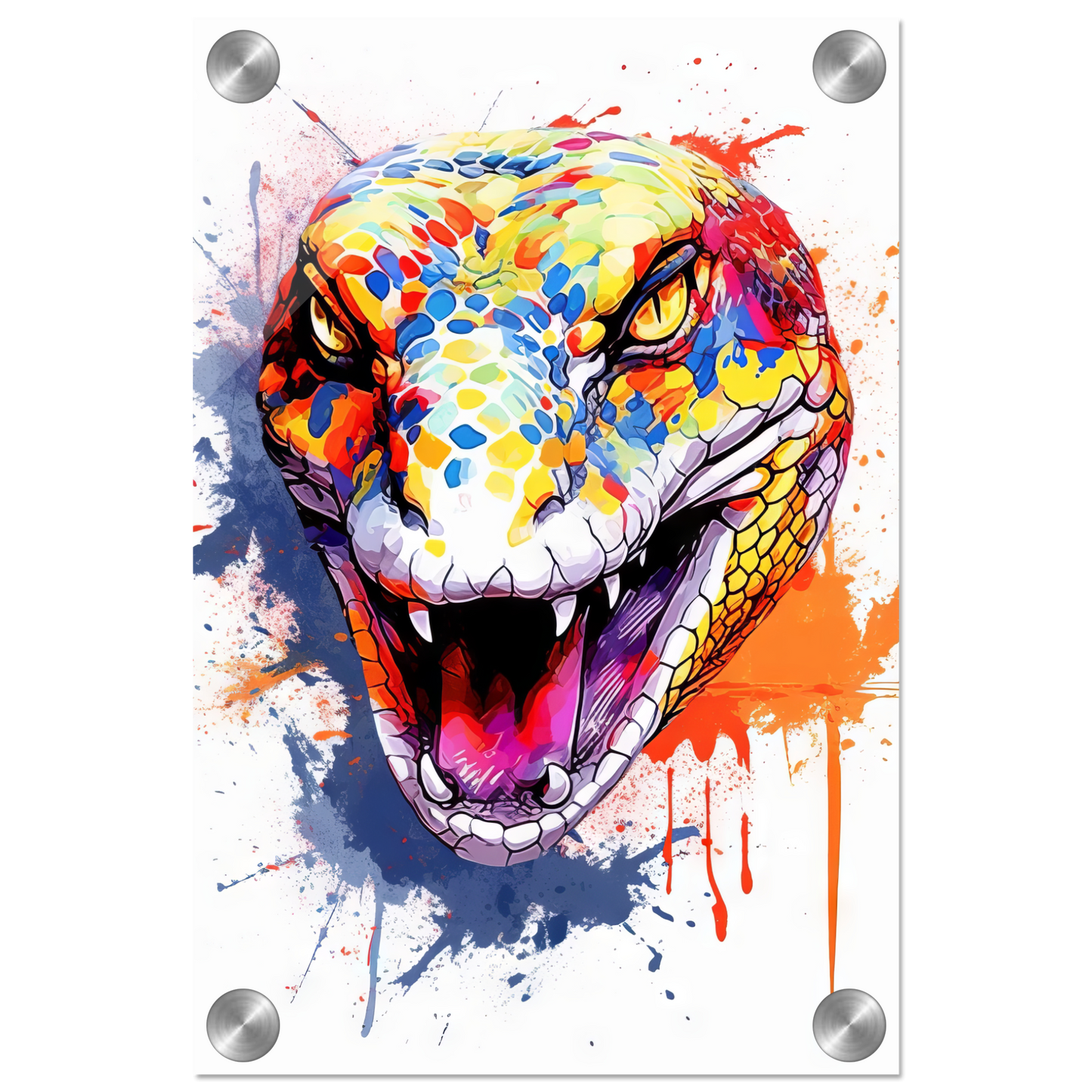 Schlange (Pop-Art) (SNAKE05)