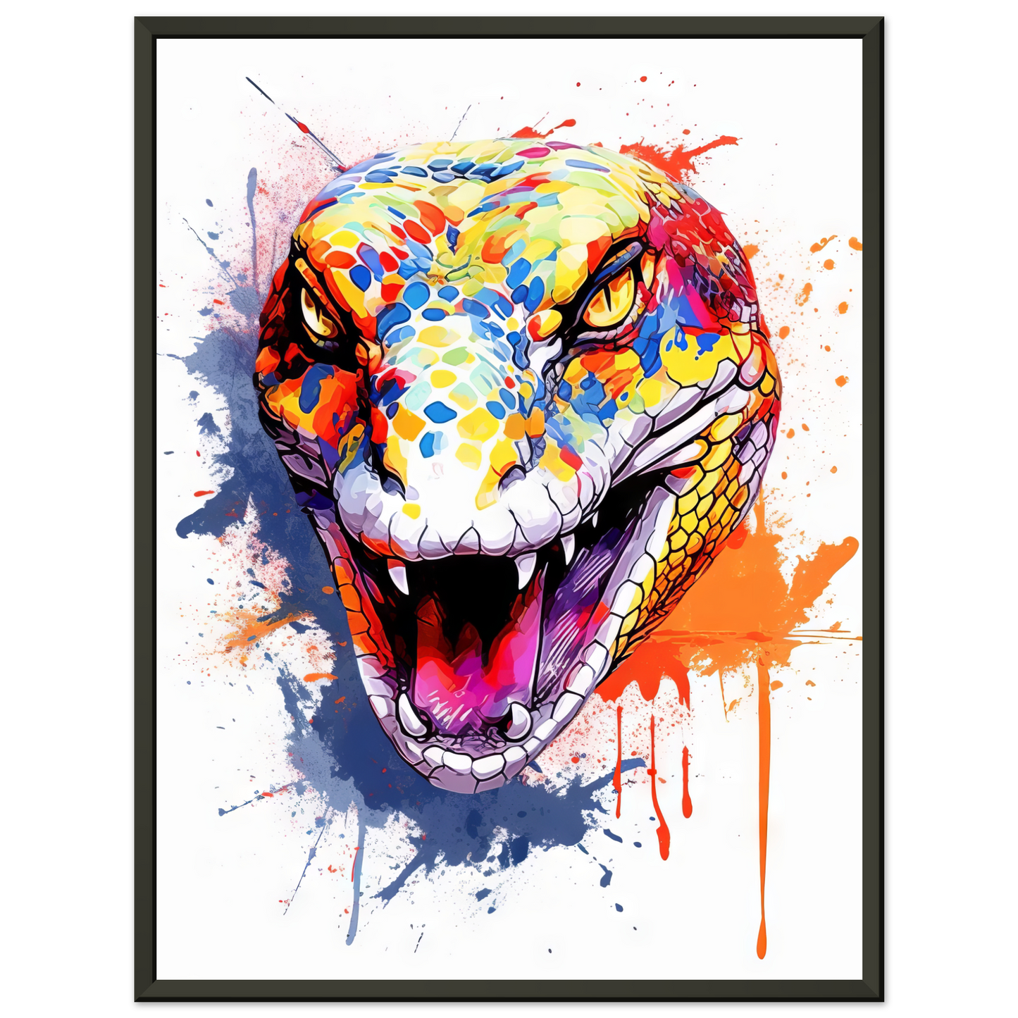 Schlange (Pop-Art) (SNAKE05)