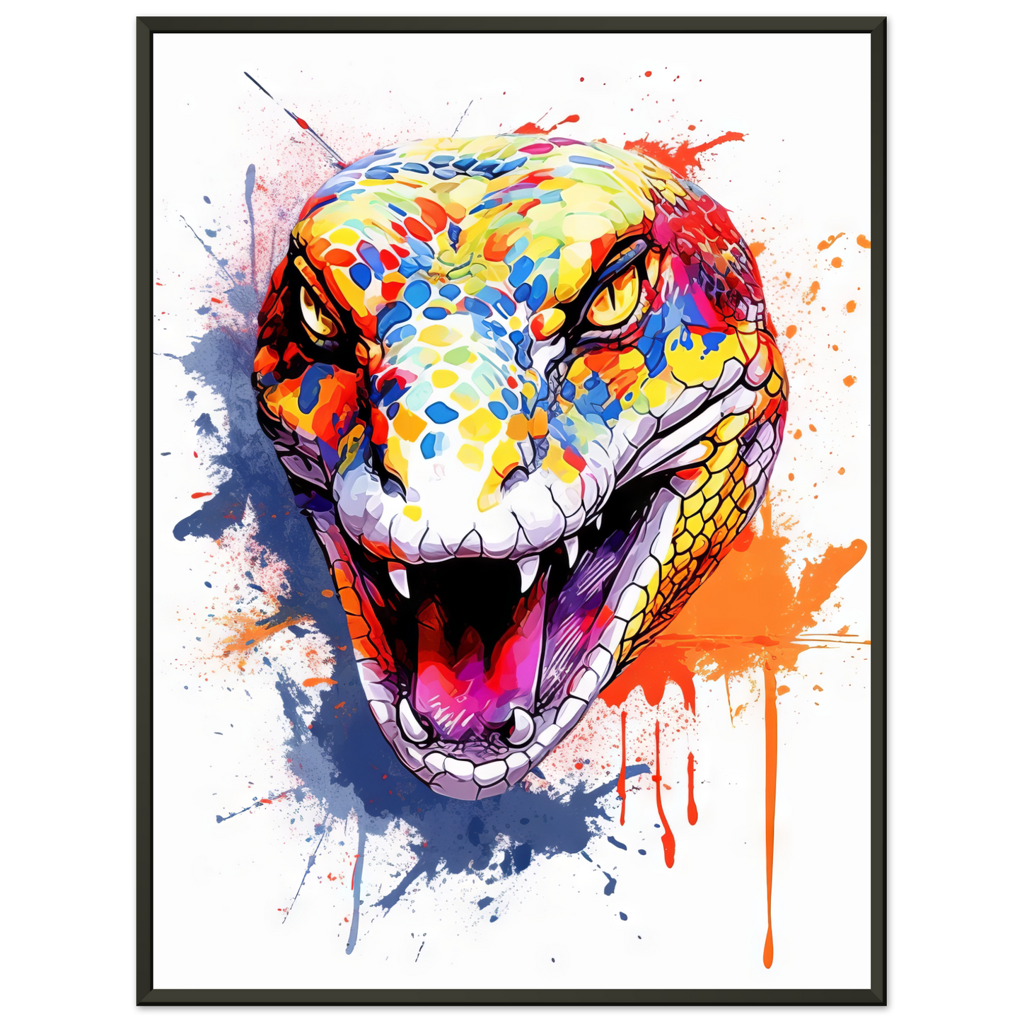 Schlange (Pop-Art) (SNAKE05)
