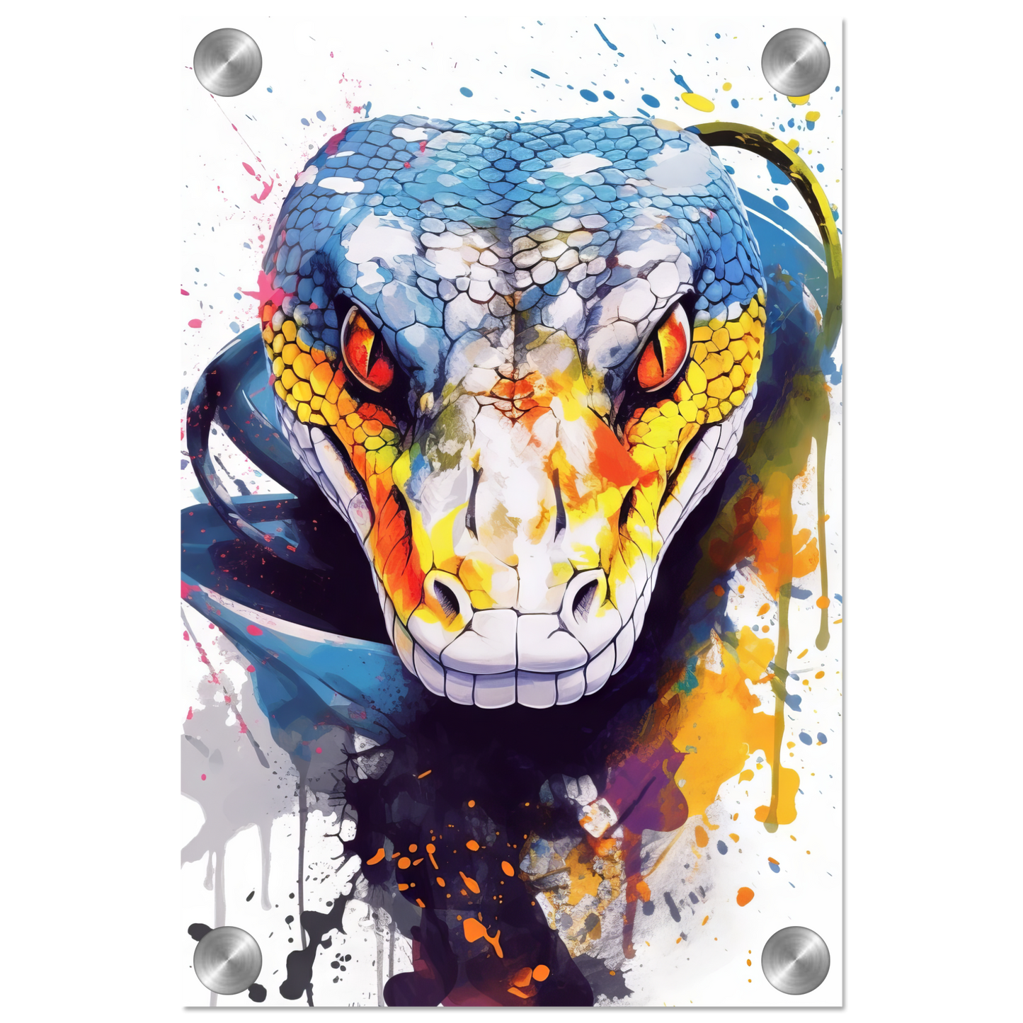 Schlange (Pop-Art) (SNAKE06)