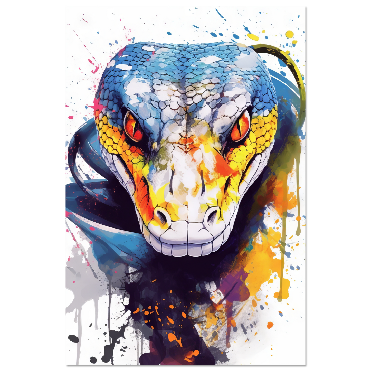 Schlange (Pop-Art) (SNAKE06)