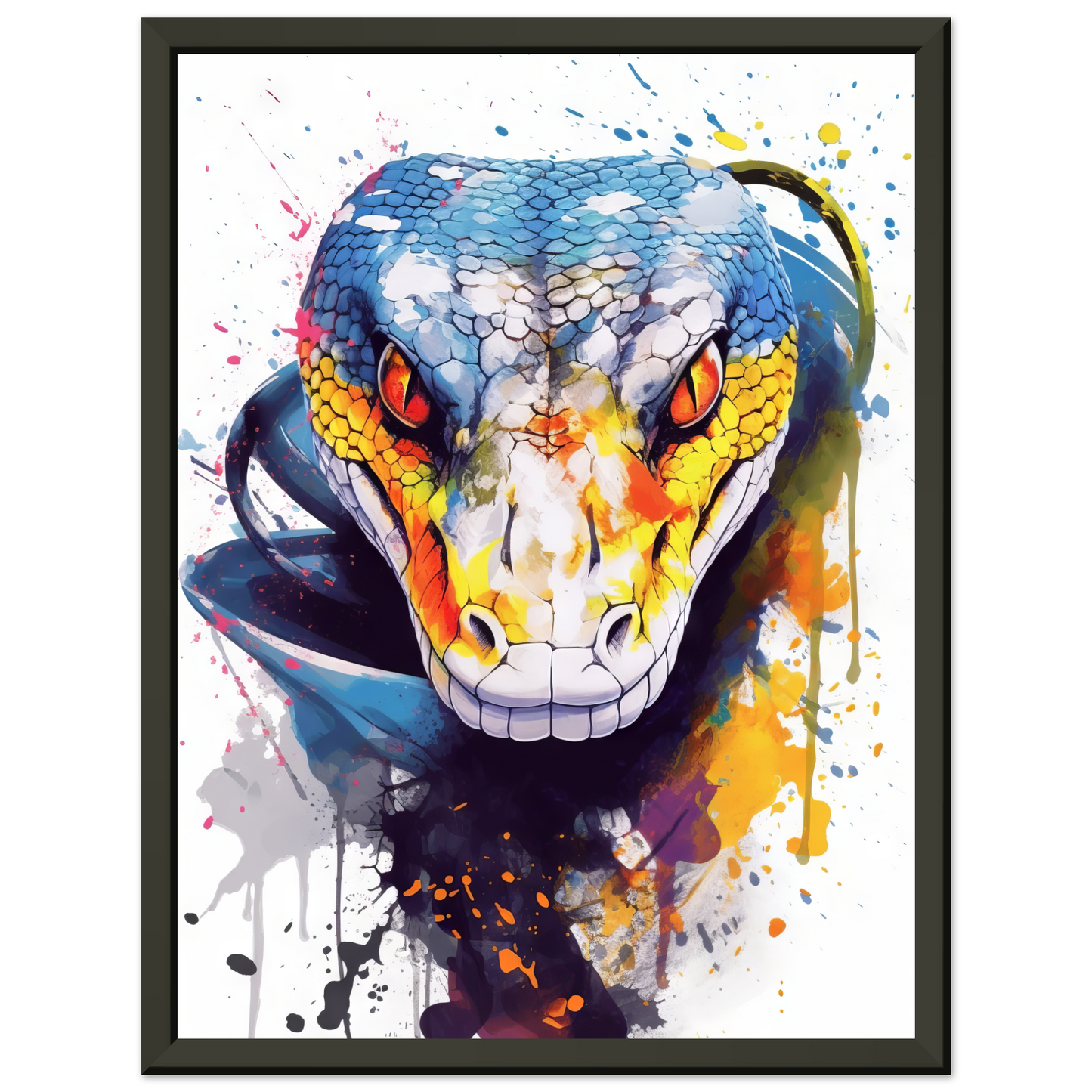 Schlange (Pop-Art) (SNAKE06)