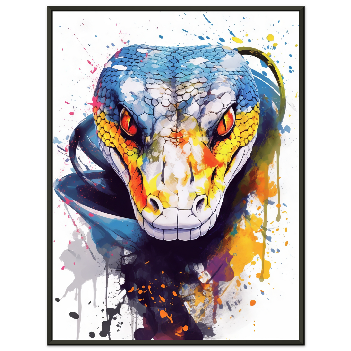 Schlange (Pop-Art) (SNAKE06)