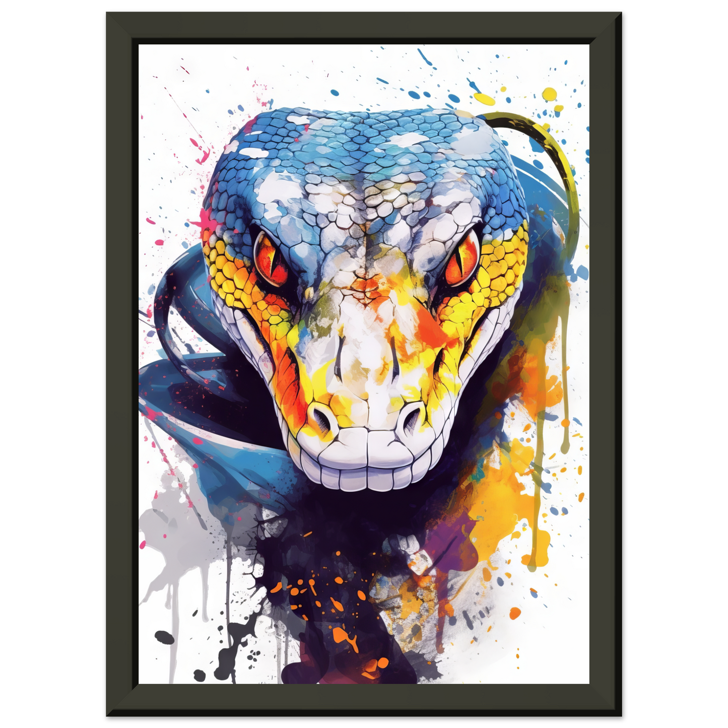 Schlange (Pop-Art) (SNAKE06)