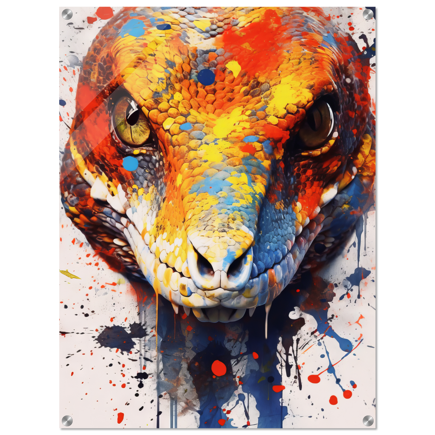Schlange (Pop-Art) (SNAKE07)
