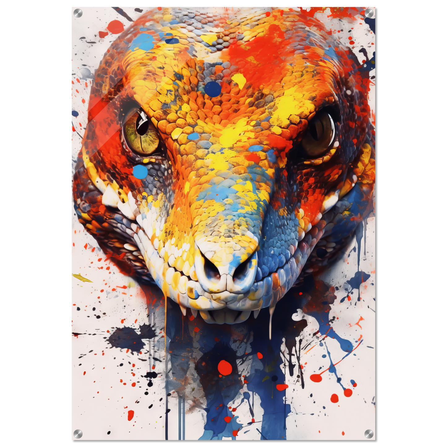 Schlange (Pop-Art) (SNAKE07)