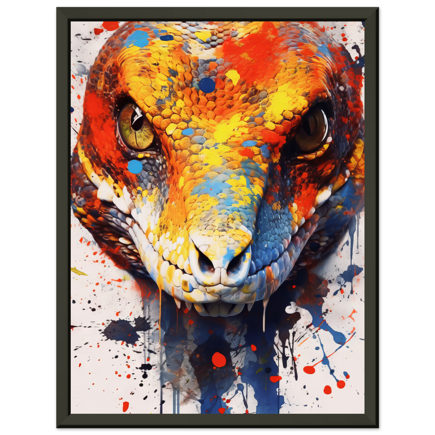 Schlange (Pop-Art) (SNAKE07)