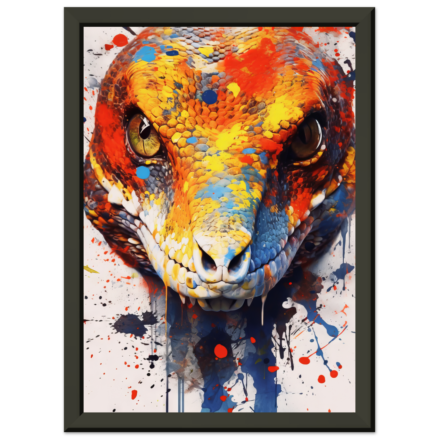Schlange (Pop-Art) (SNAKE07)