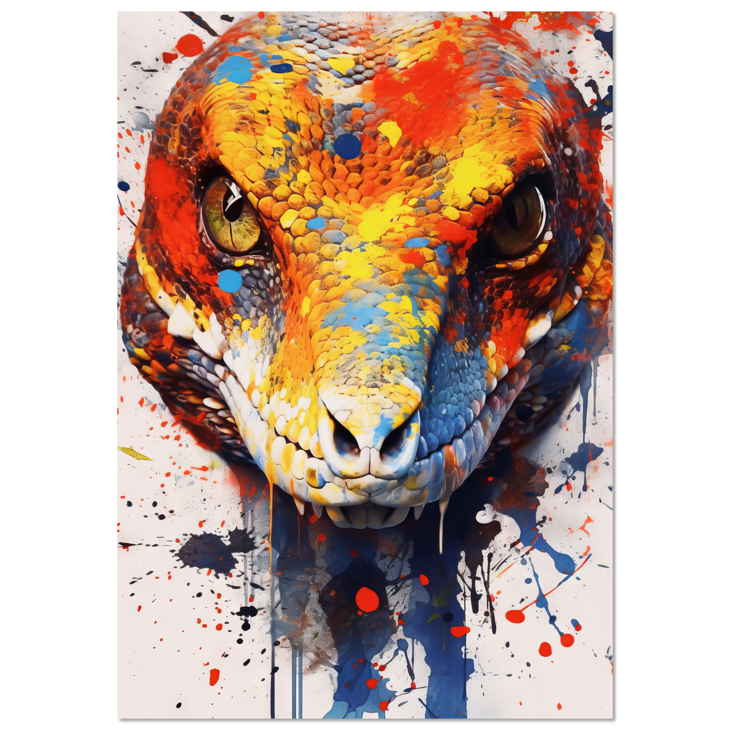 Schlange (Pop-Art) (SNAKE07)