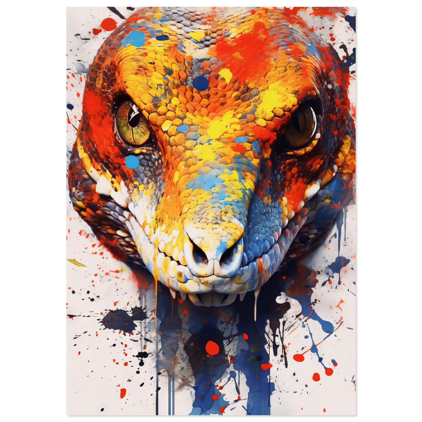 Schlange (Pop-Art) (SNAKE07)