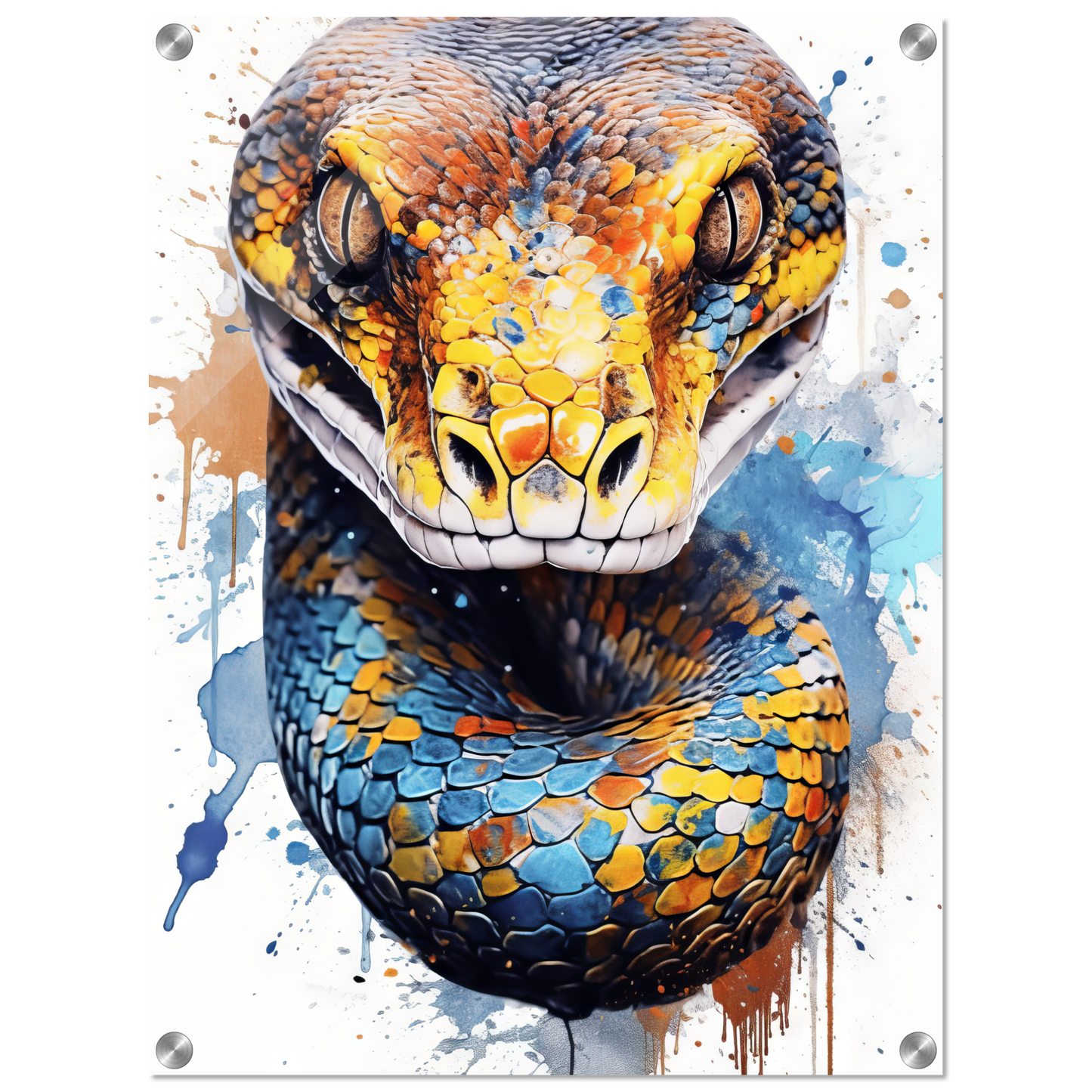 Schlange (Pop-Art) (SNAKE08)