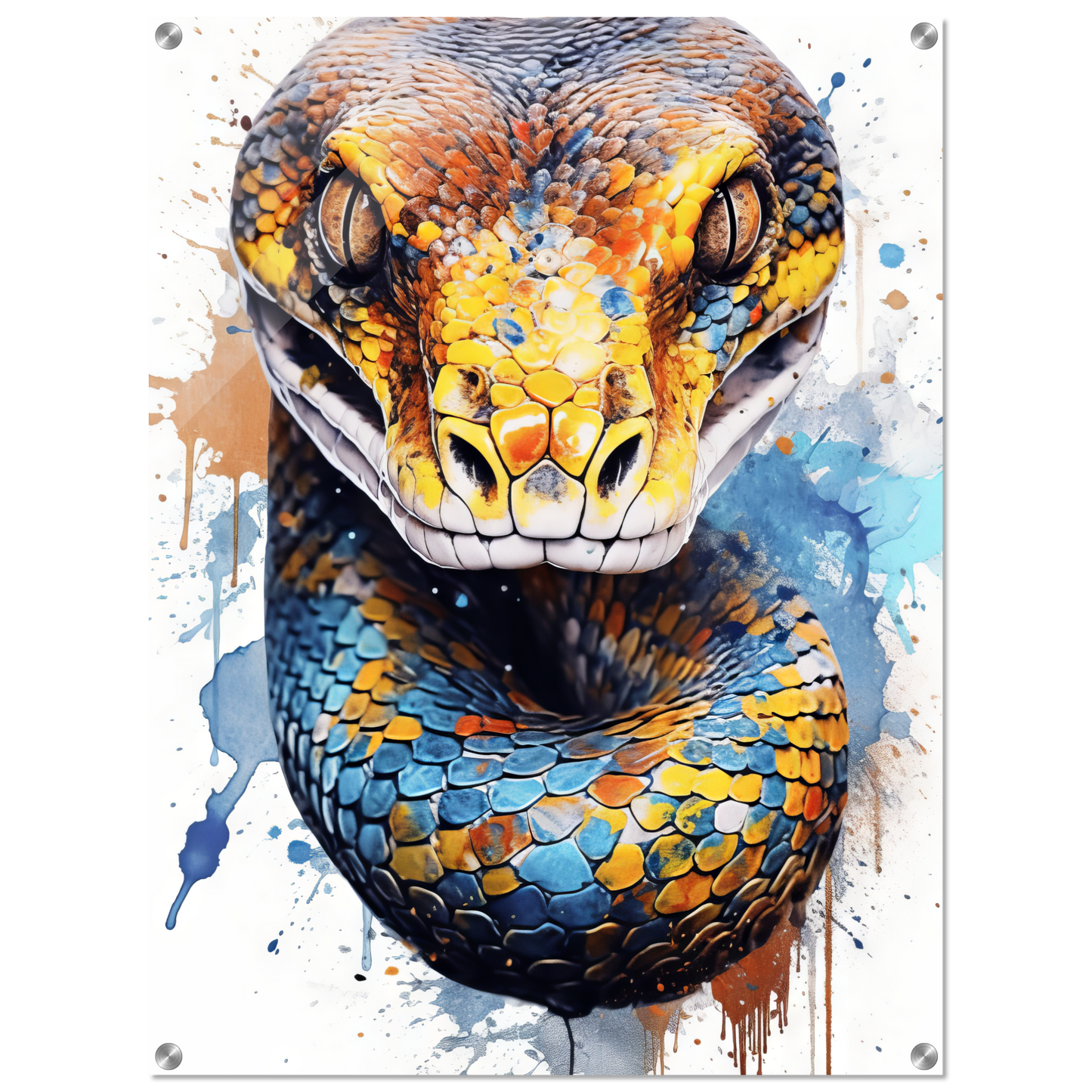 Schlange (Pop-Art) (SNAKE08)