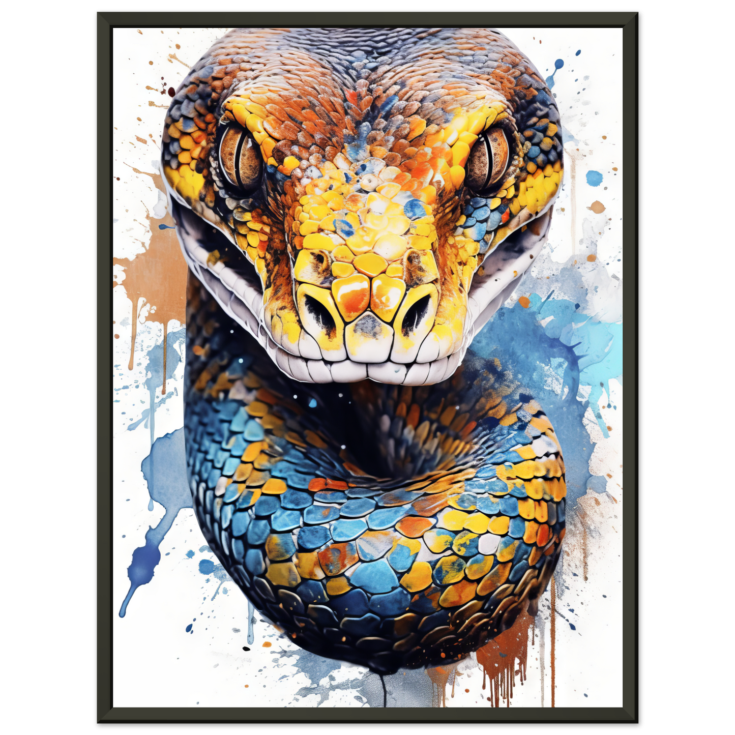 Schlange (Pop-Art) (SNAKE08)