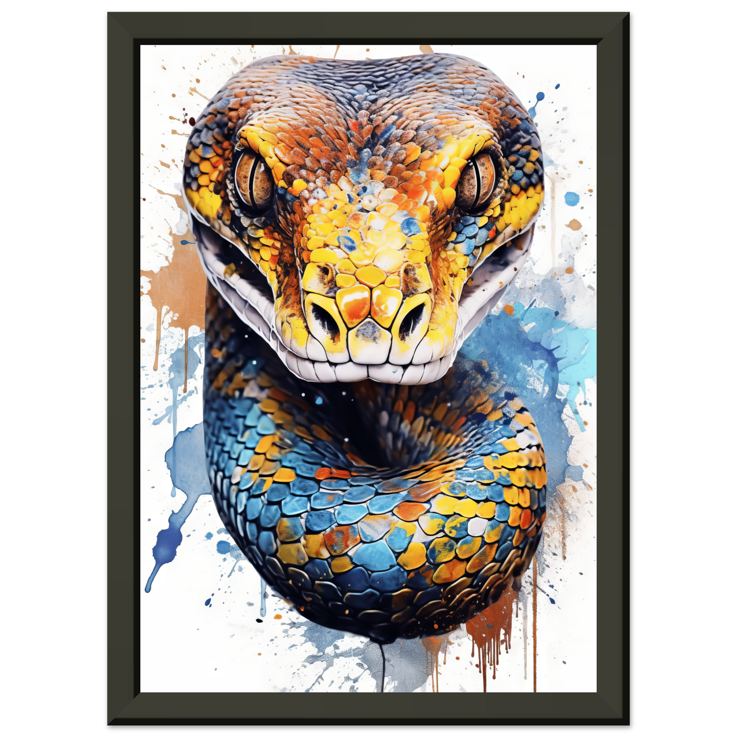 Schlange (Pop-Art) (SNAKE08)