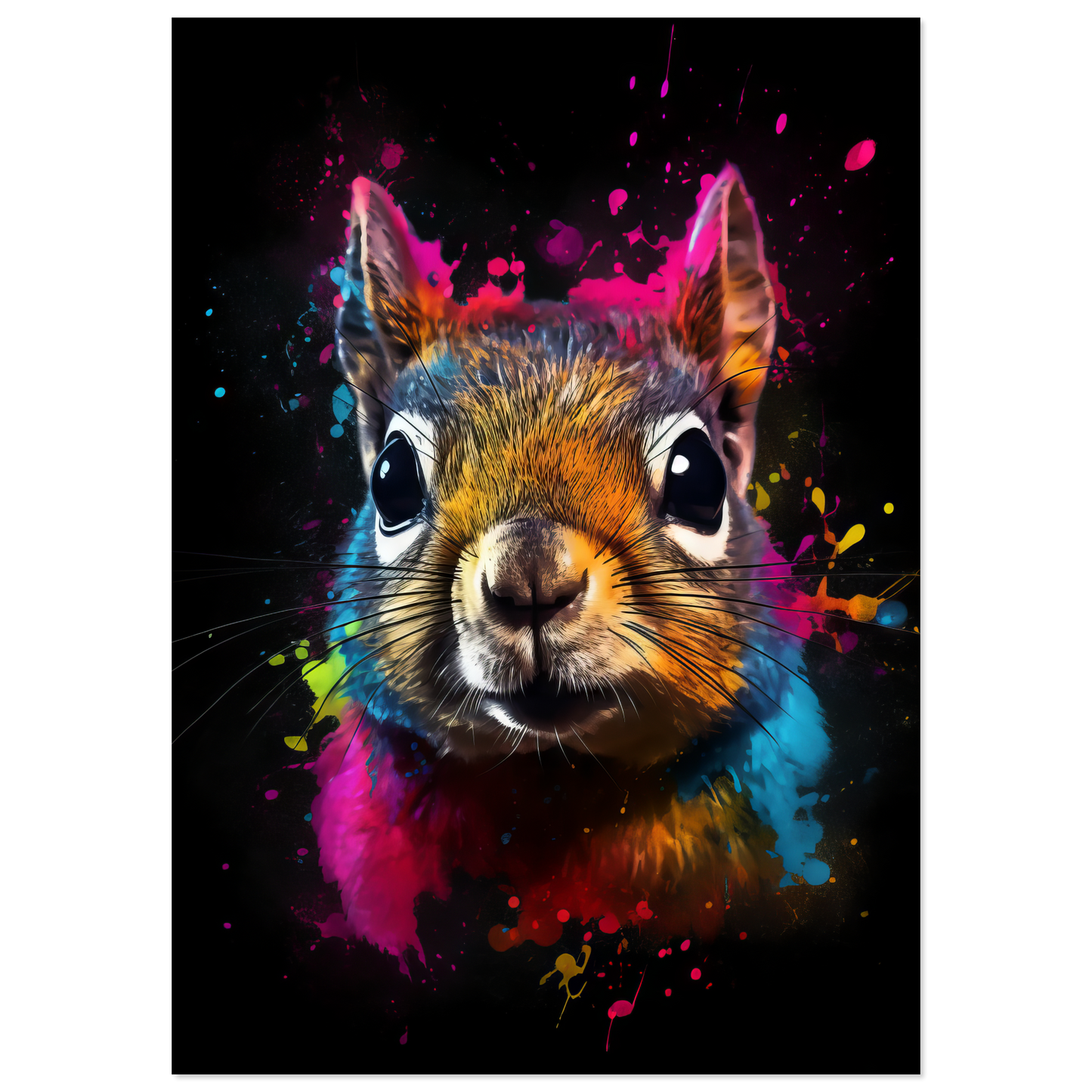 Eichhörnchen Pop-Art (SQUIRREL01)