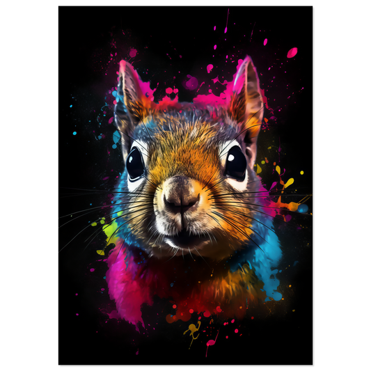 Eichhörnchen Pop-Art (SQUIRREL01)