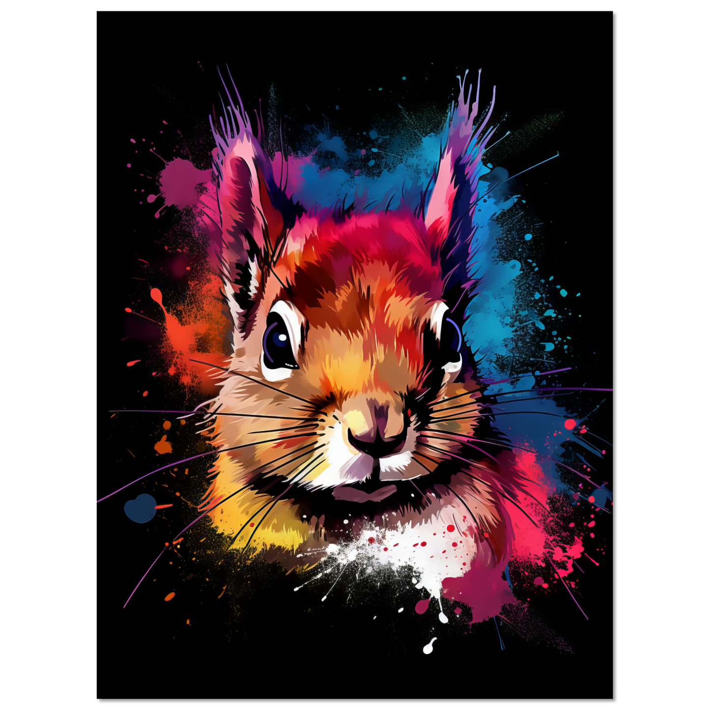 Squirrel pop art (SQUIRREL02)