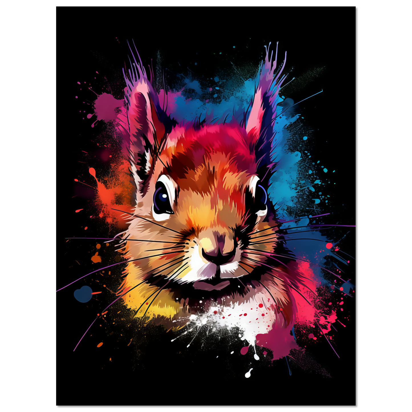 Squirrel pop art (SQUIRREL02)
