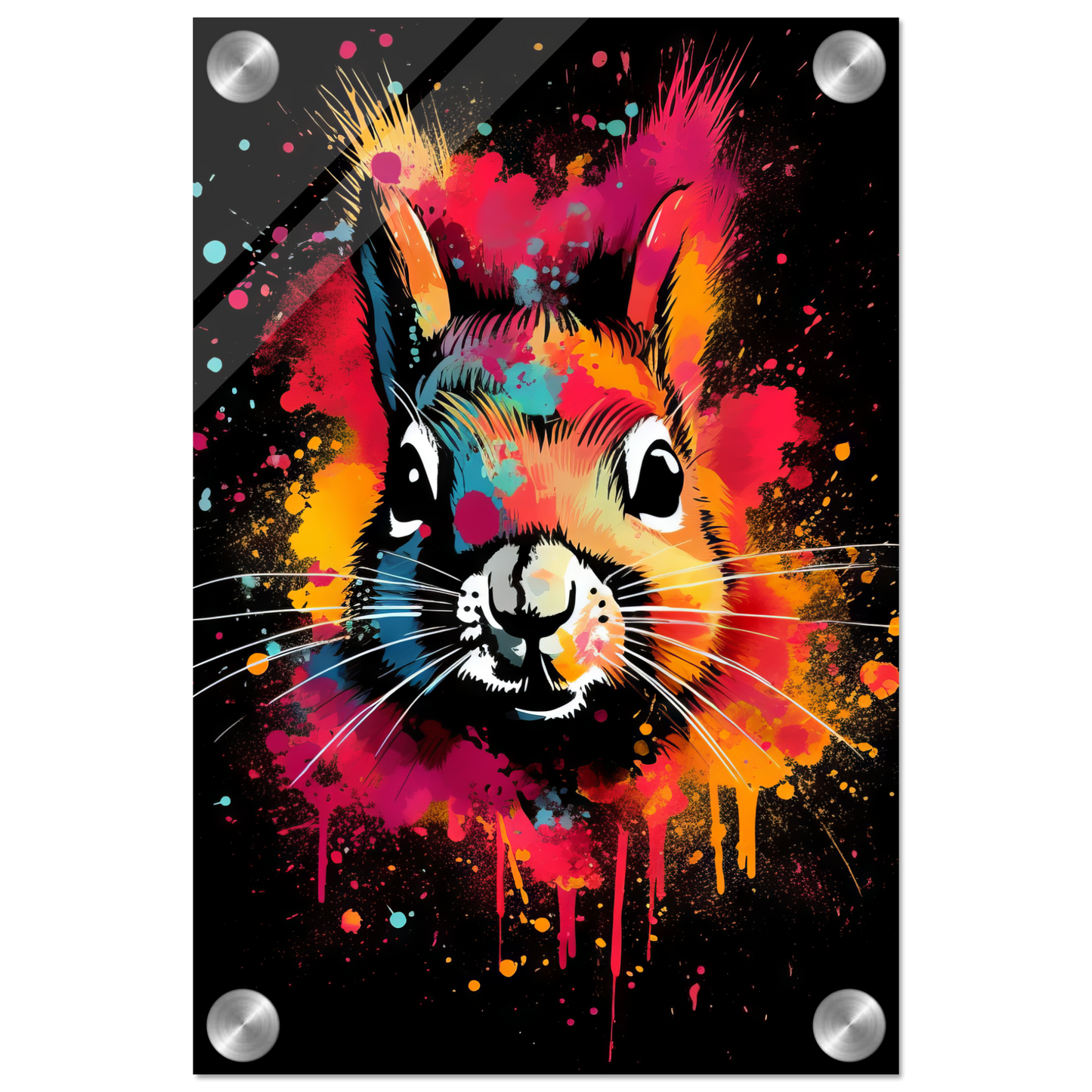 Eichhörnchen Pop-Art (SQUIRREL04)