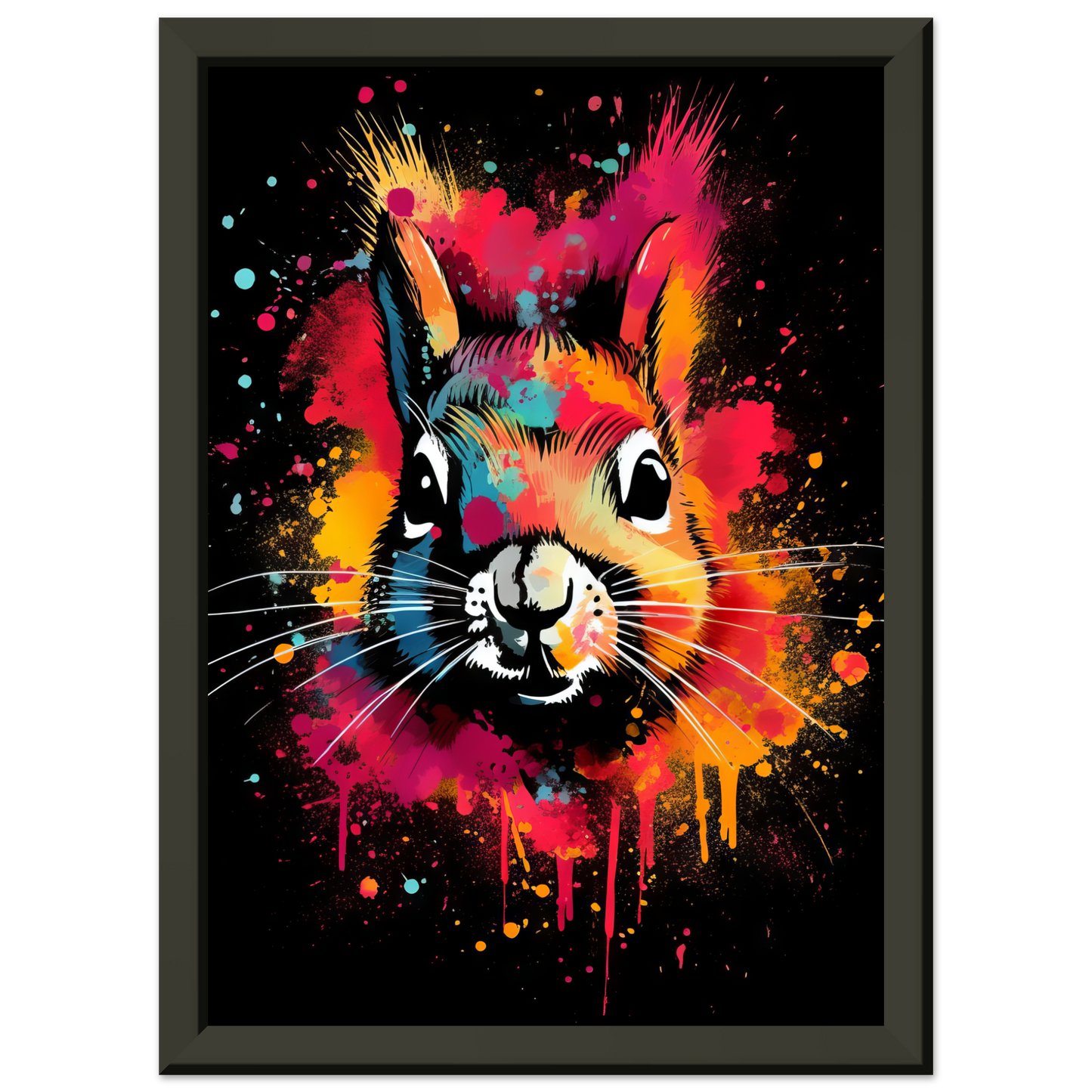 Eichhörnchen Pop-Art (SQUIRREL04)