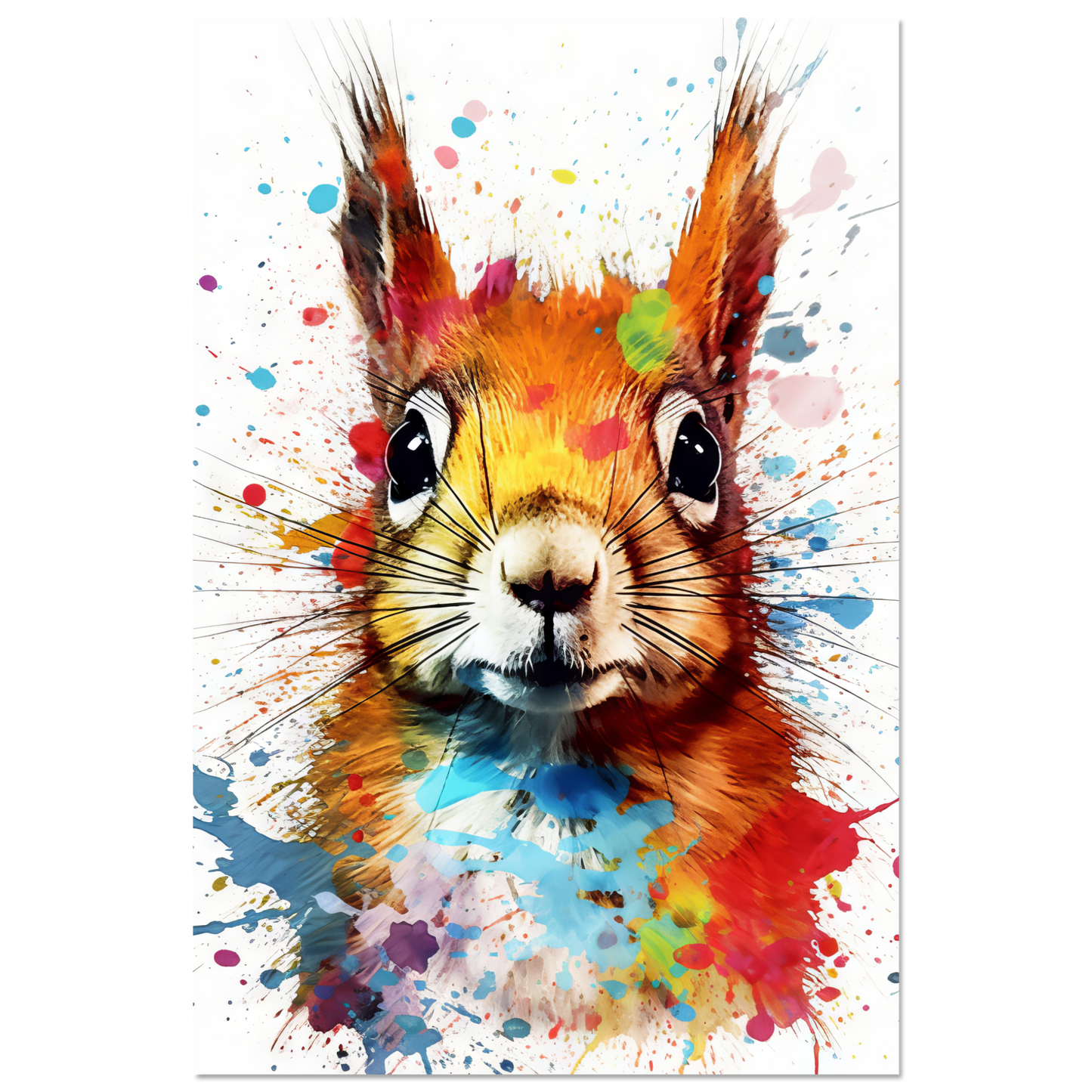 Squirrel pop art (SQUIRREL05)
