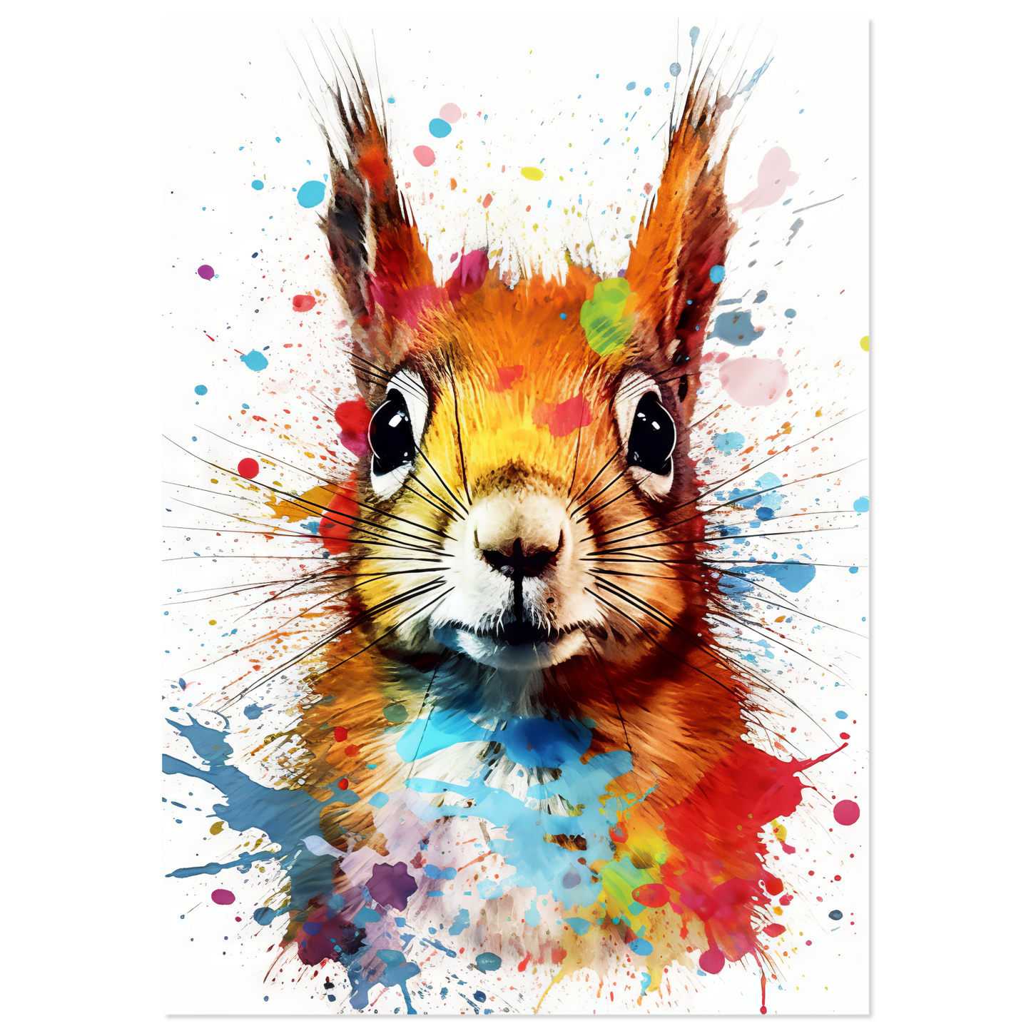Squirrel pop art (SQUIRREL05)